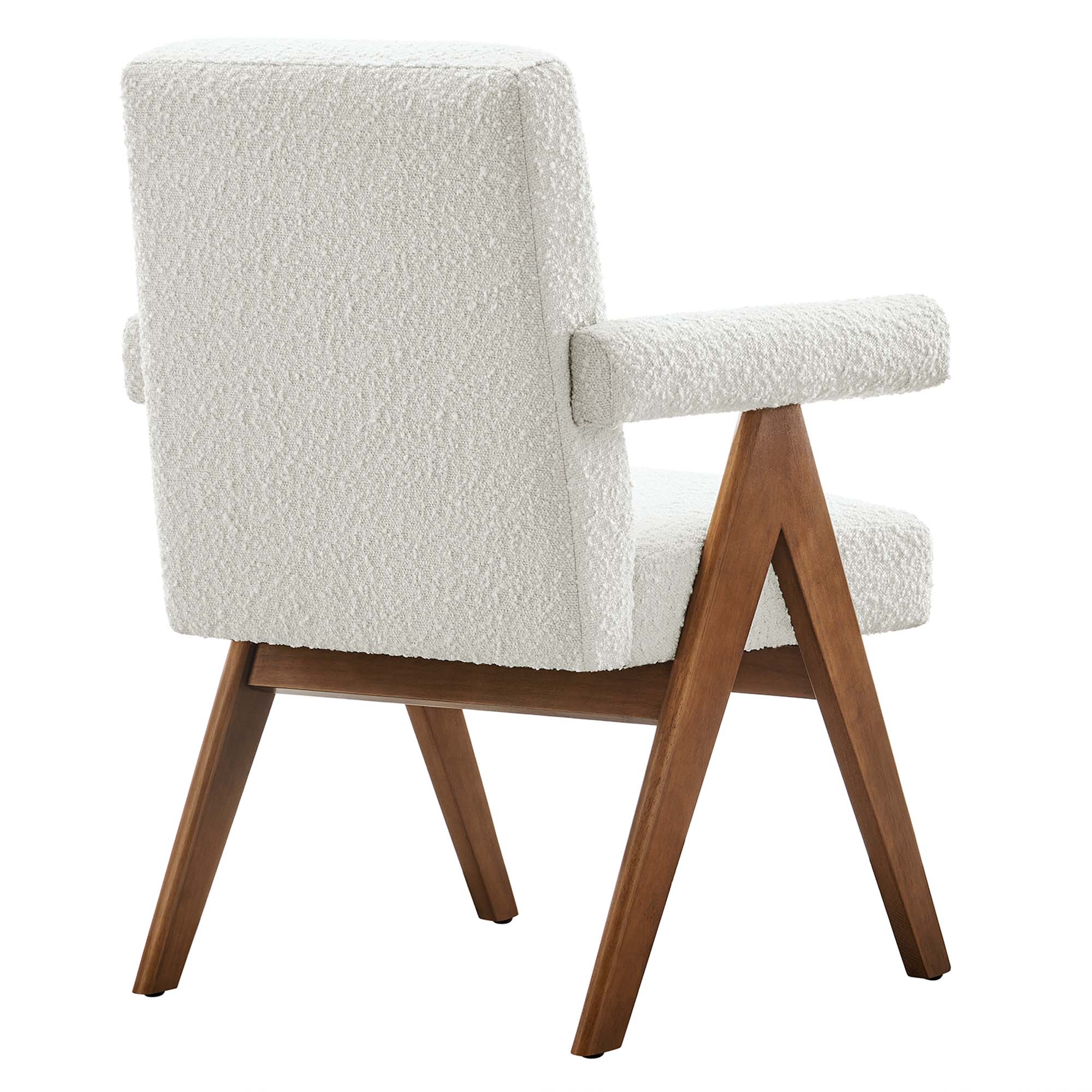 Lyra Boucle Fabric Dining Room Chair