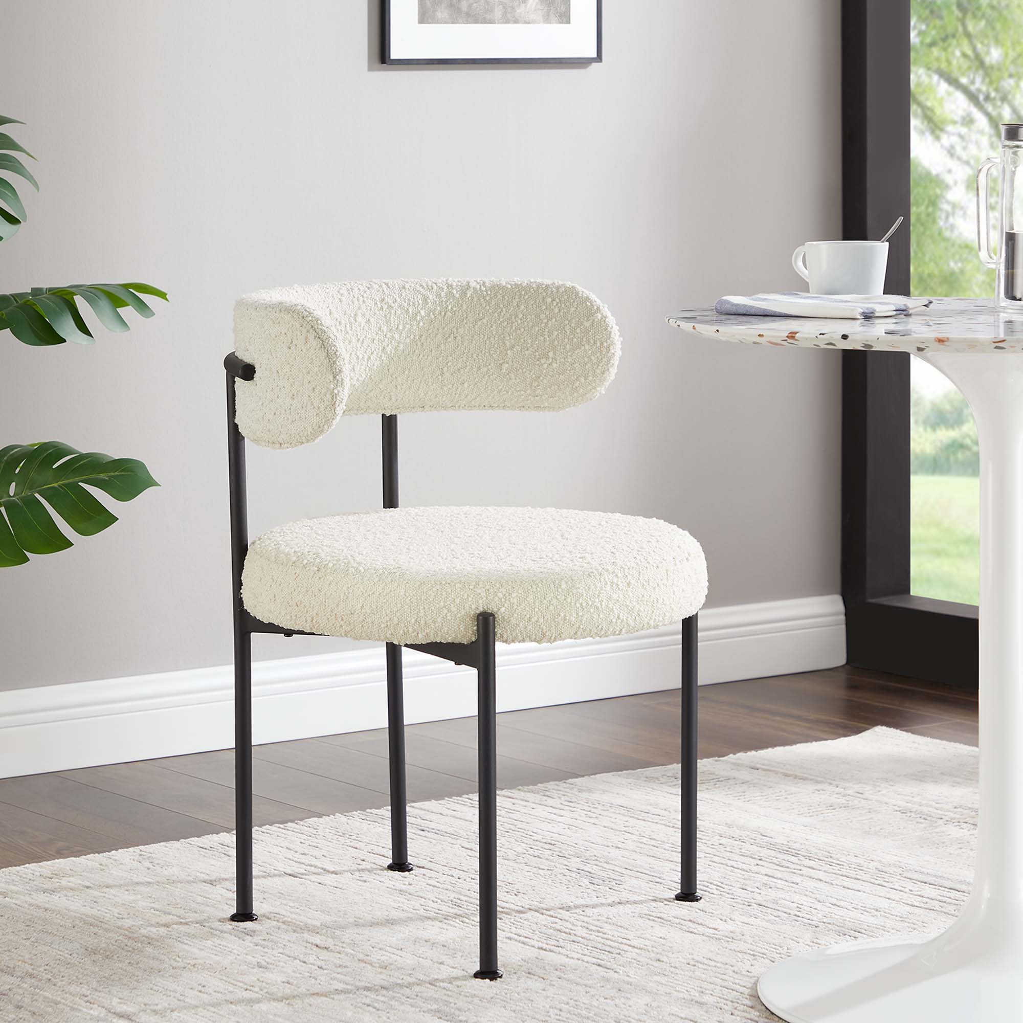 Albie Boucle Fabric Dining Chairs