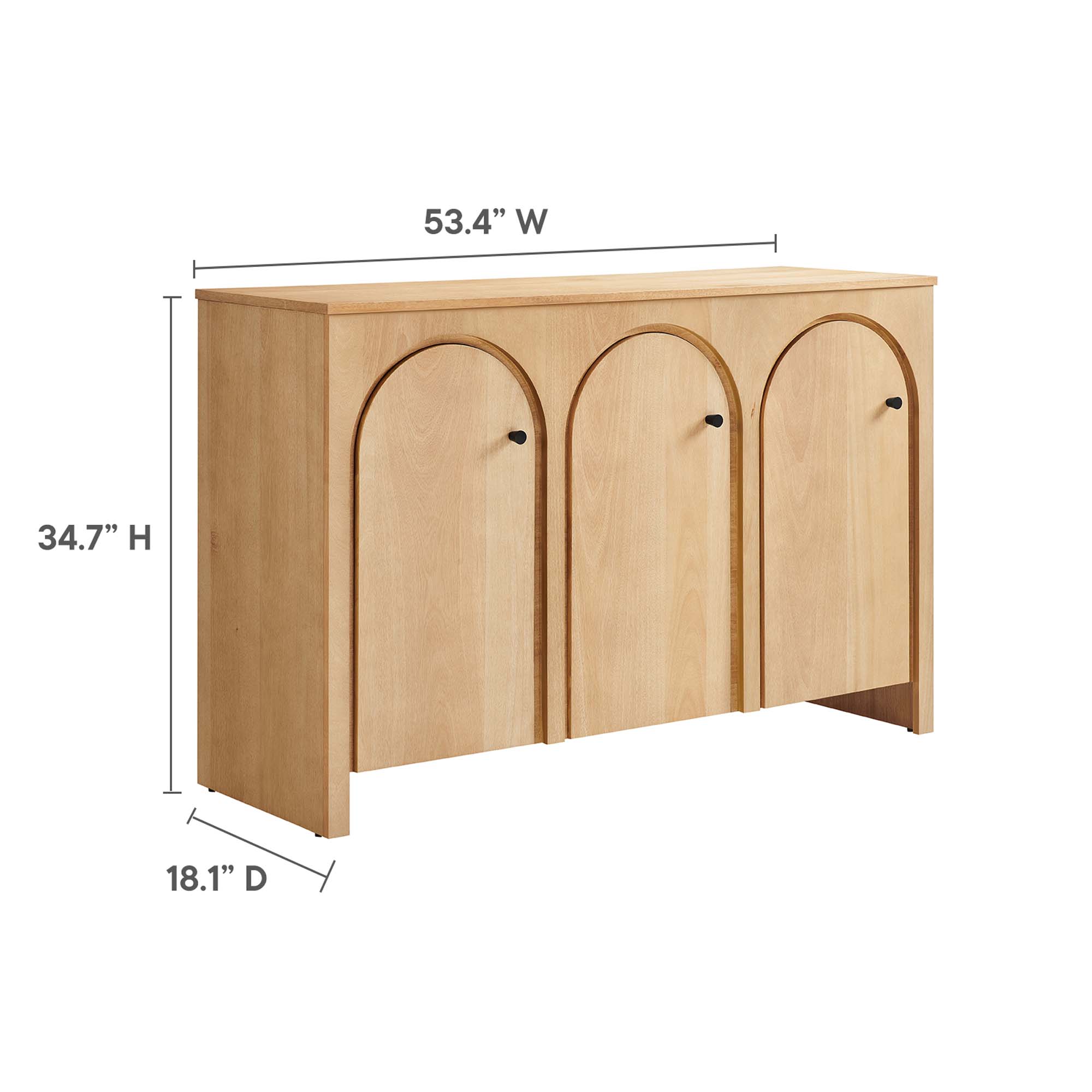 Appia 3-Door Sideboard Storage Cabinet
