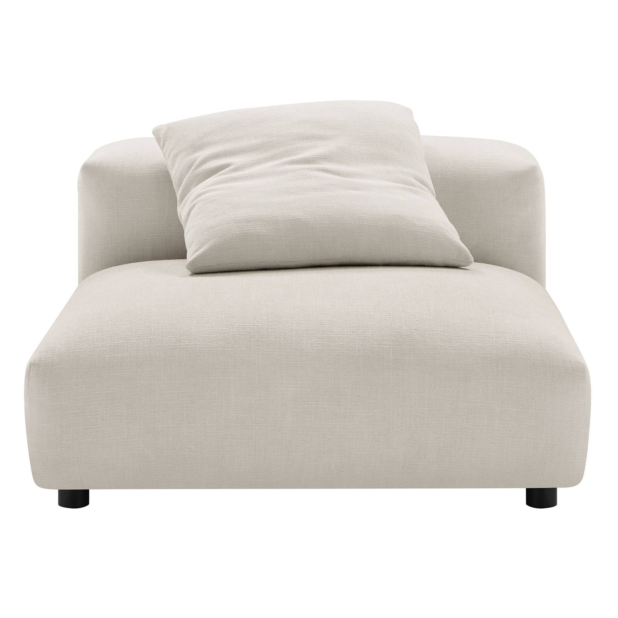 Solace 3-Piece Modular Upholstered Fabric Sectional Sofa