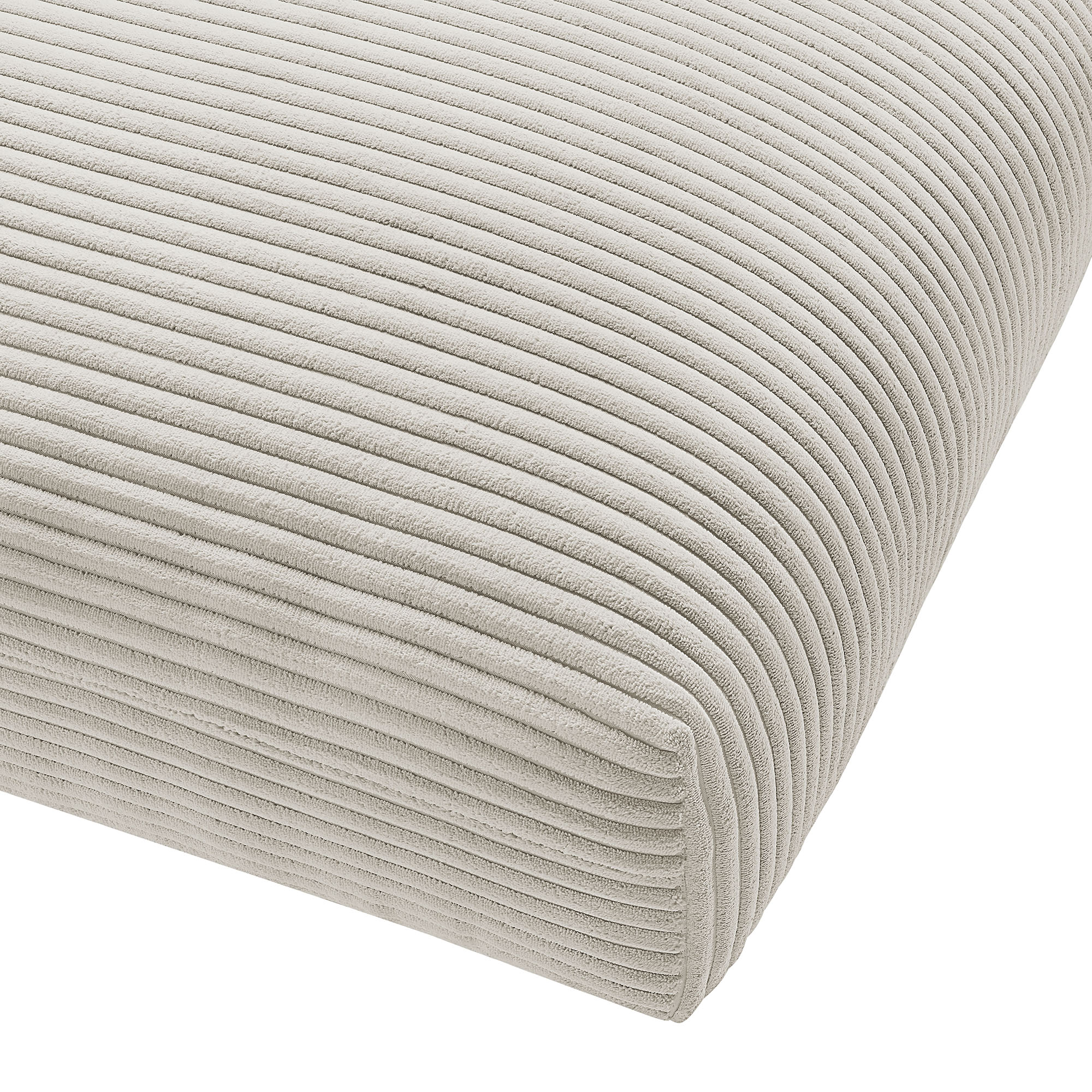 Solace Modular Corduroy Upholstered Ottoman