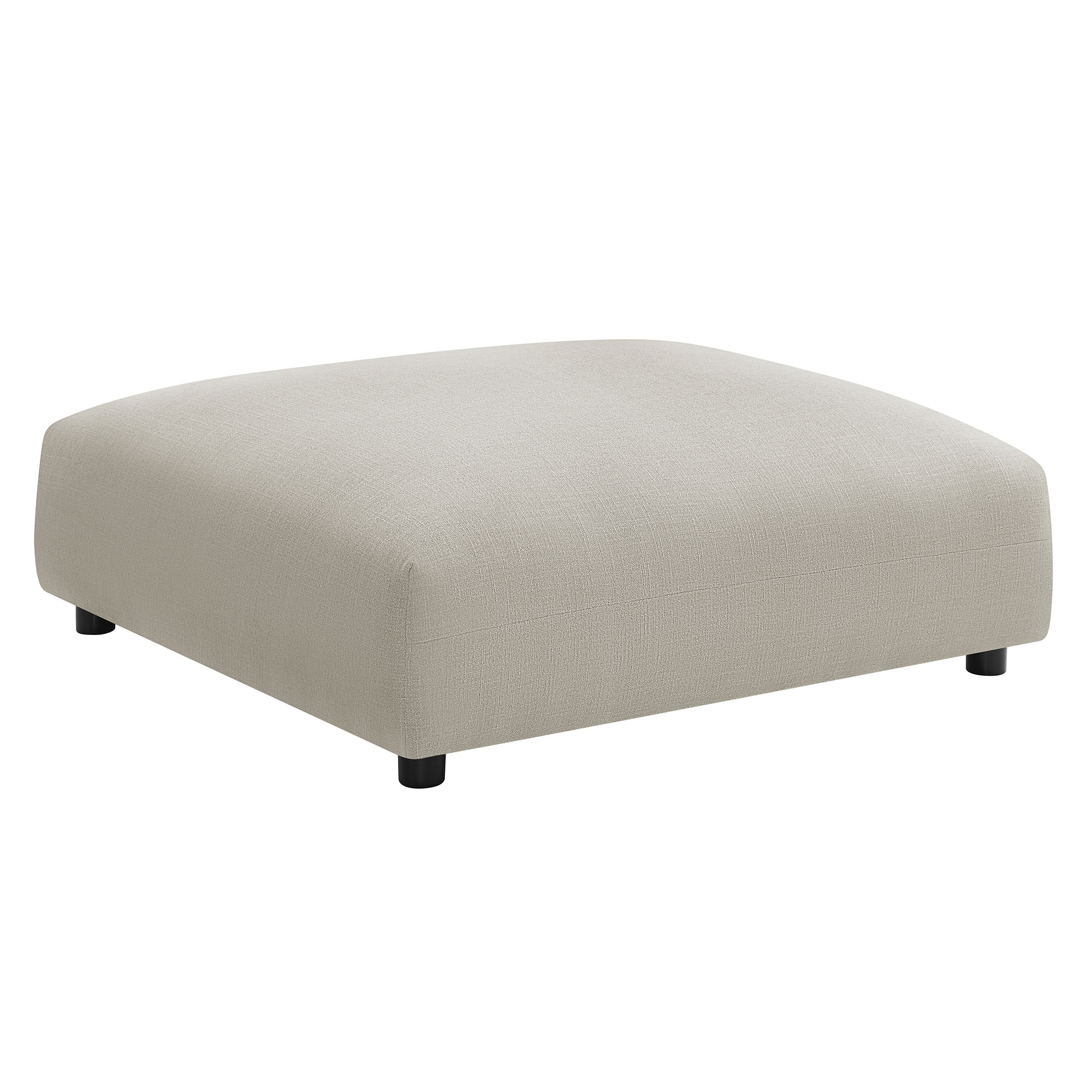 Solace 4-Piece Modular Upholstered Fabric Sectional Sofa