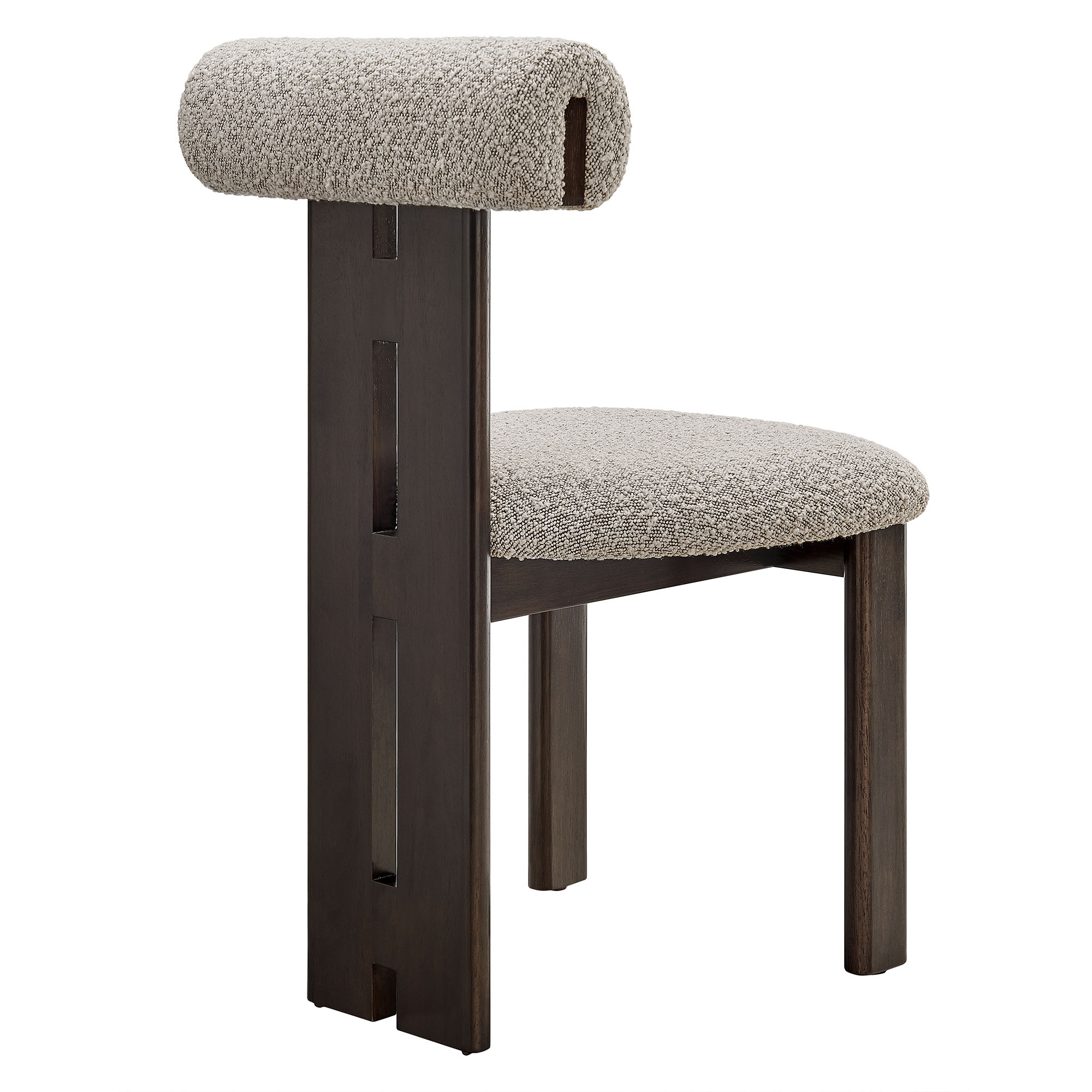 Torian Boucle Fabric Dining Chair