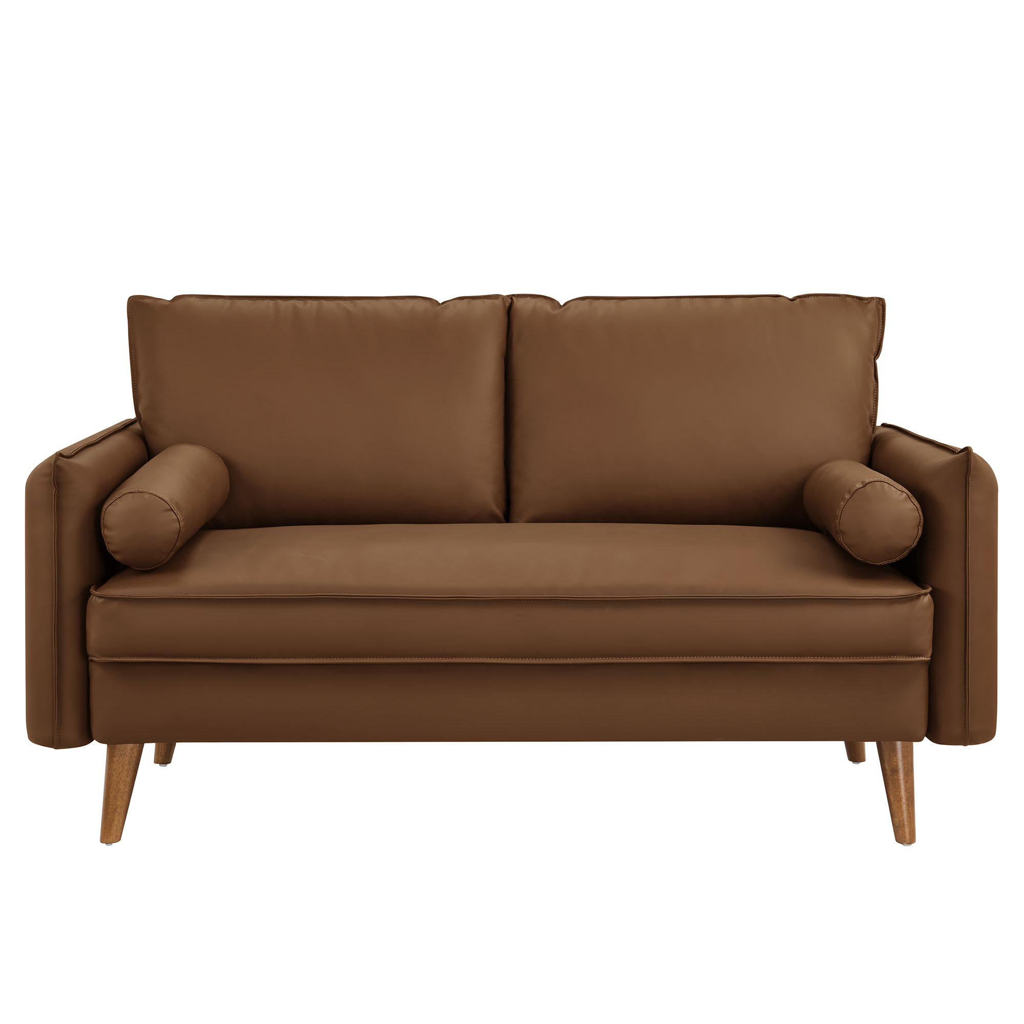 Revive Upholstered Vegan Leather Loveseat