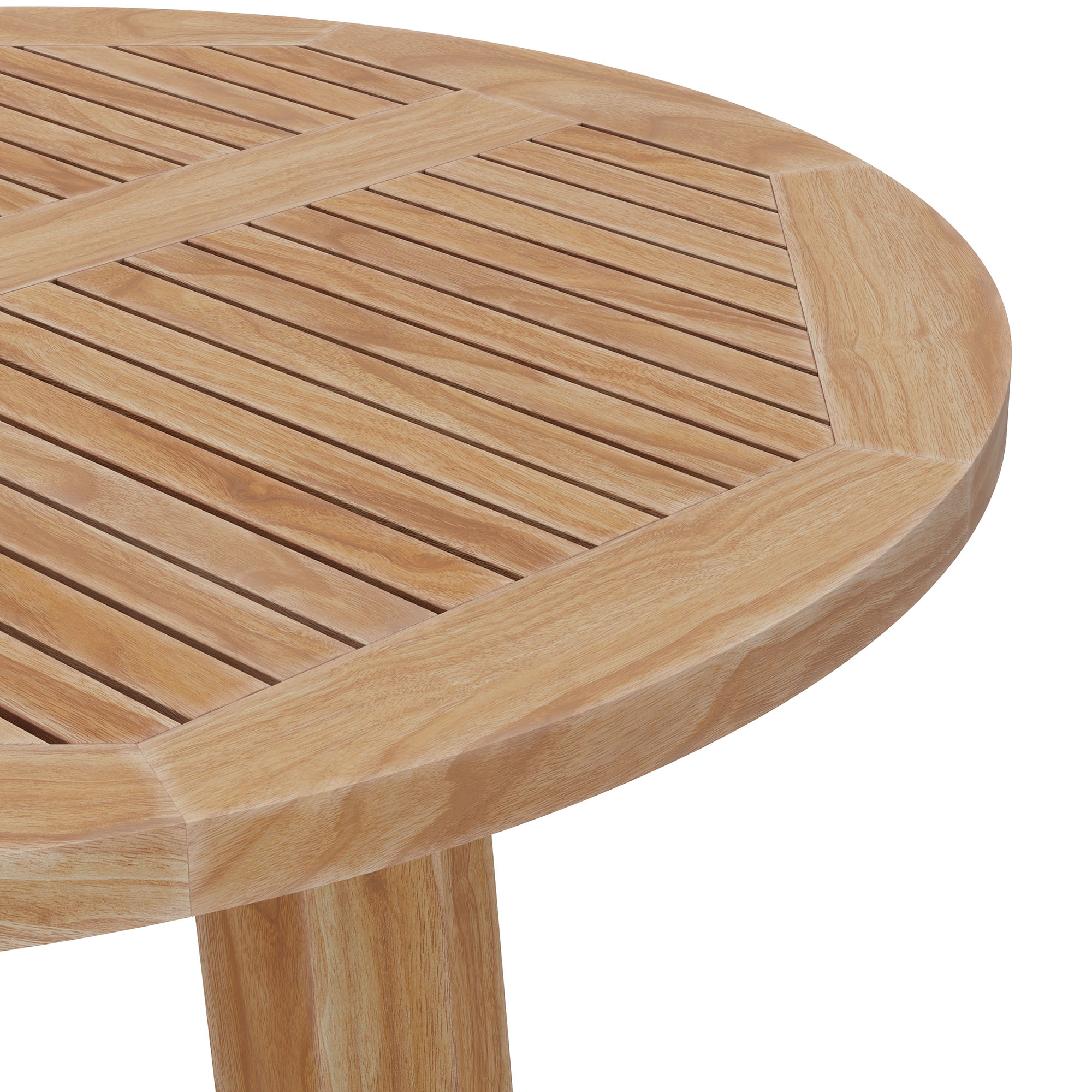 Wellspring 3-Pc Outdoor Patio Teak Wood Bar Set