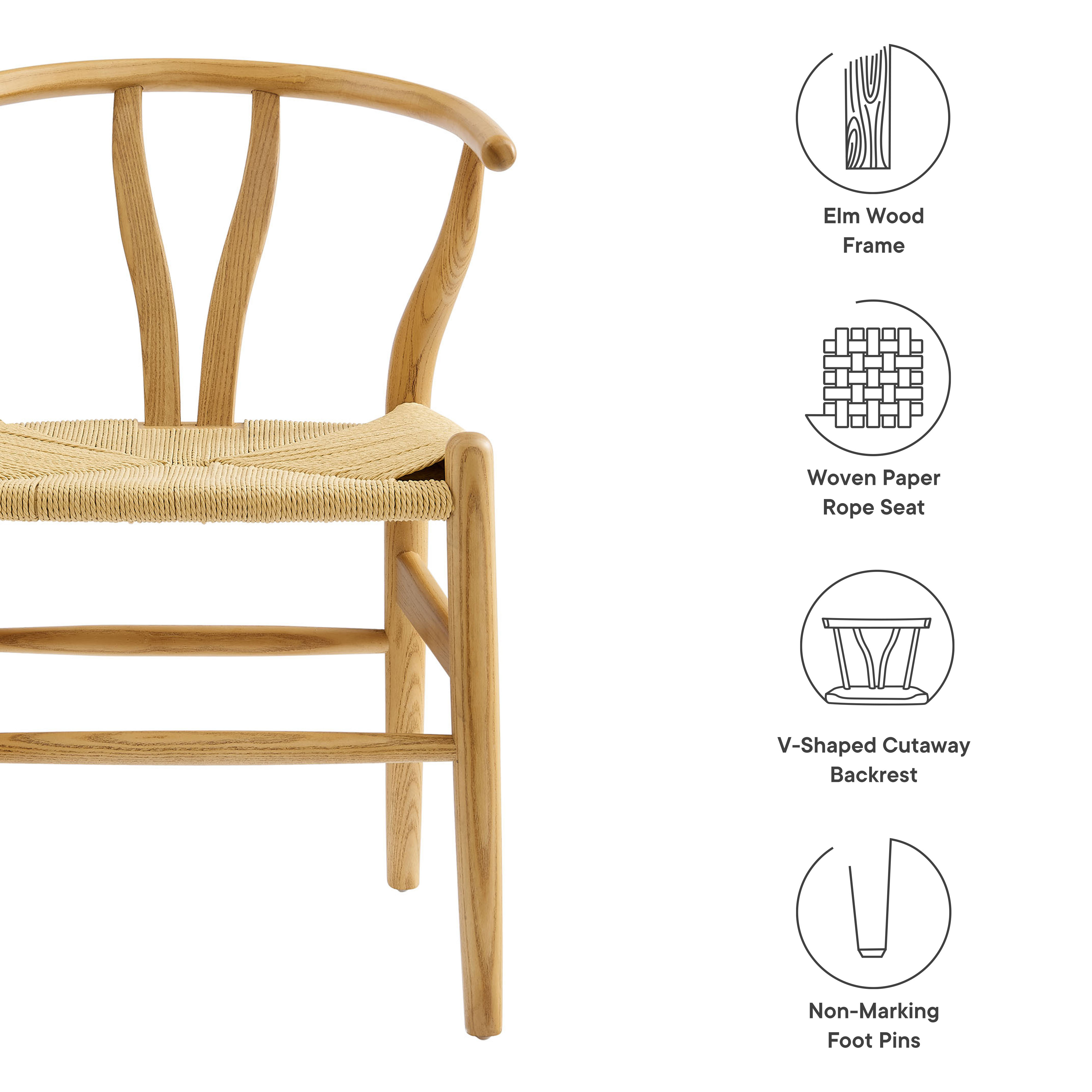 Amish 29" Wood Dining Chair