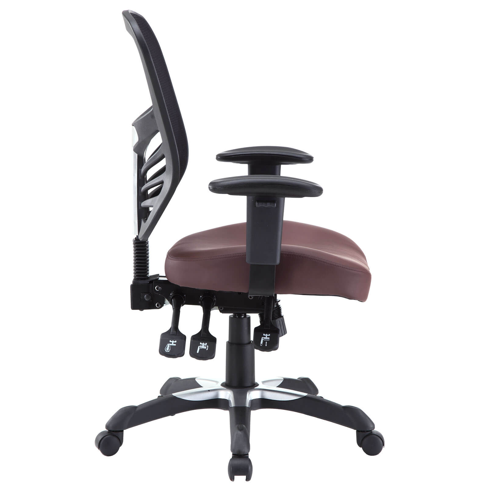 Articulate Vinyl Office Chair, Black by Modway Furniture
