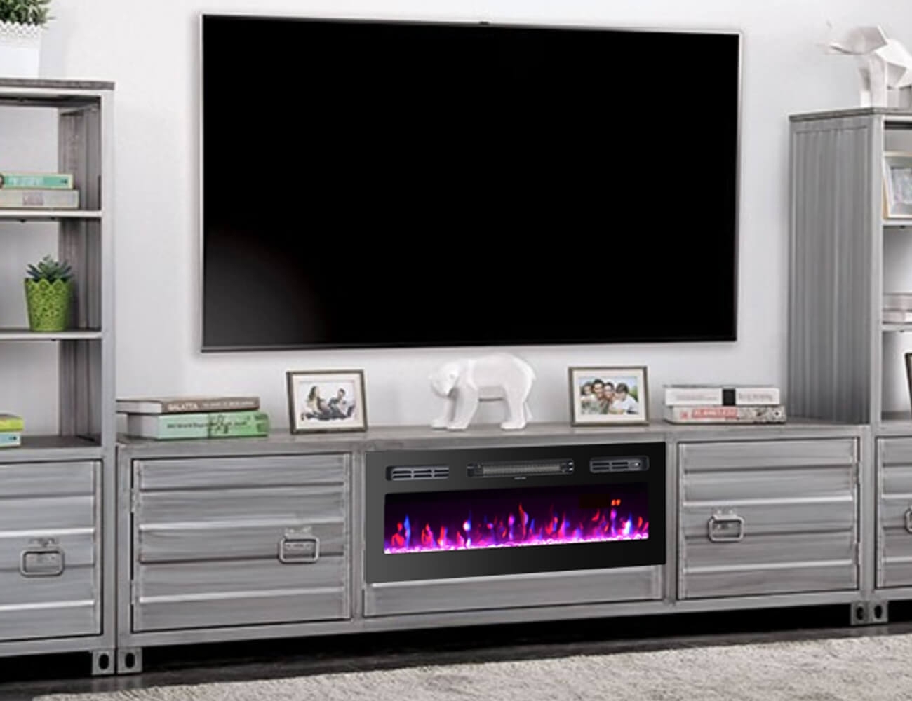 Wall Mounted 32" Electric Fireplace