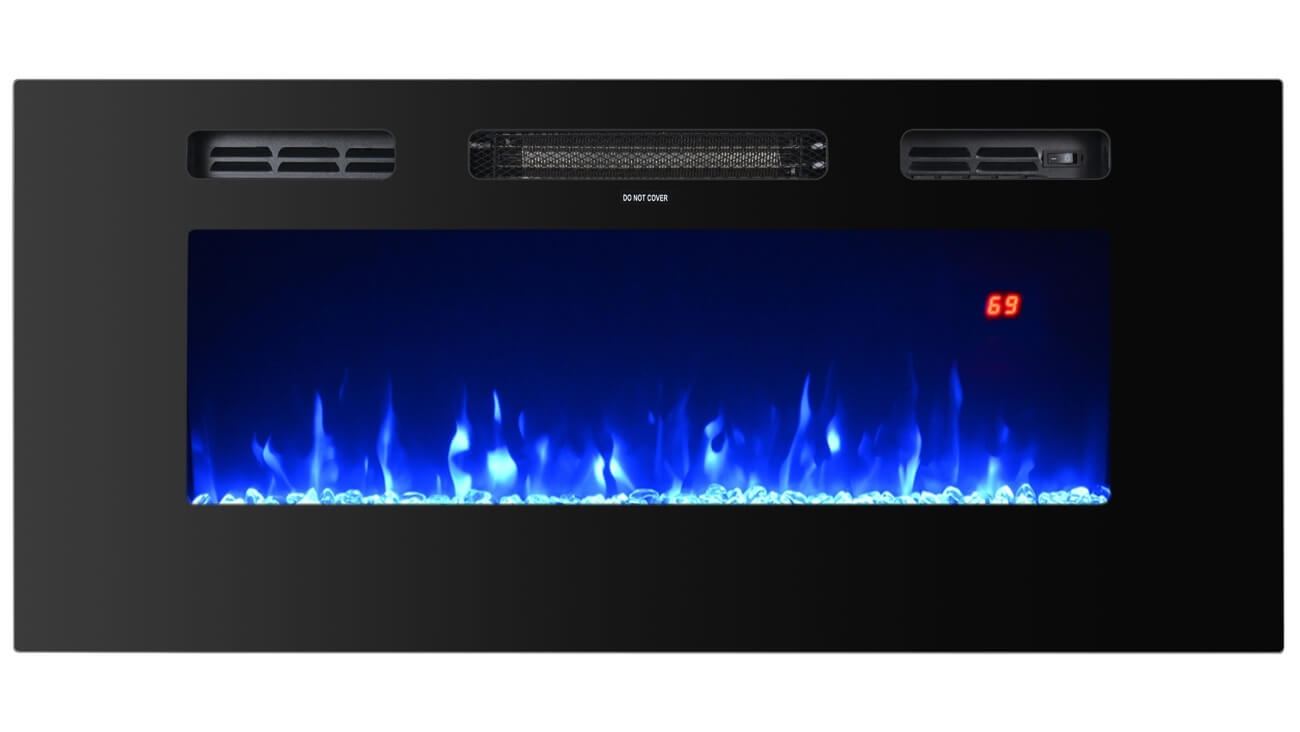 Wall Mounted 40" Electric Fireplace