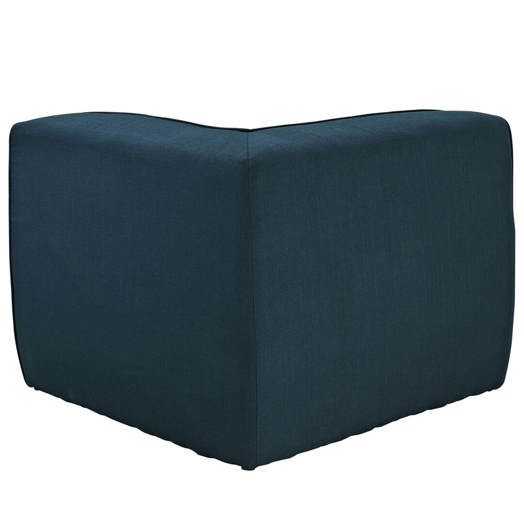 Align Tufted Fabric Corner Chair, Azure by Modway Furniture