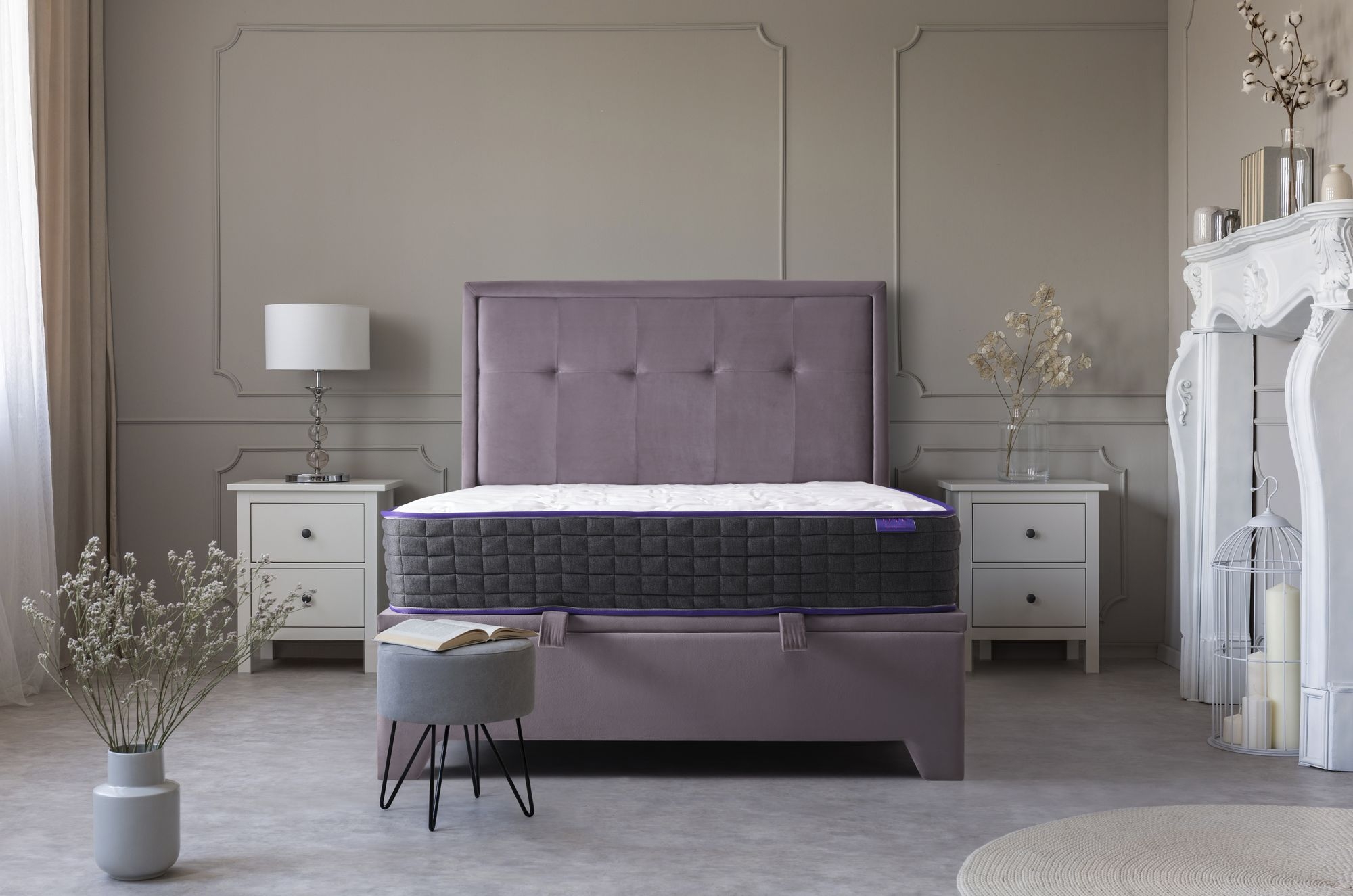 10" Twin XL Size Medium Firm Hybrid Luxury Gel Memory Foam Pocket Spring Mattress in a Box