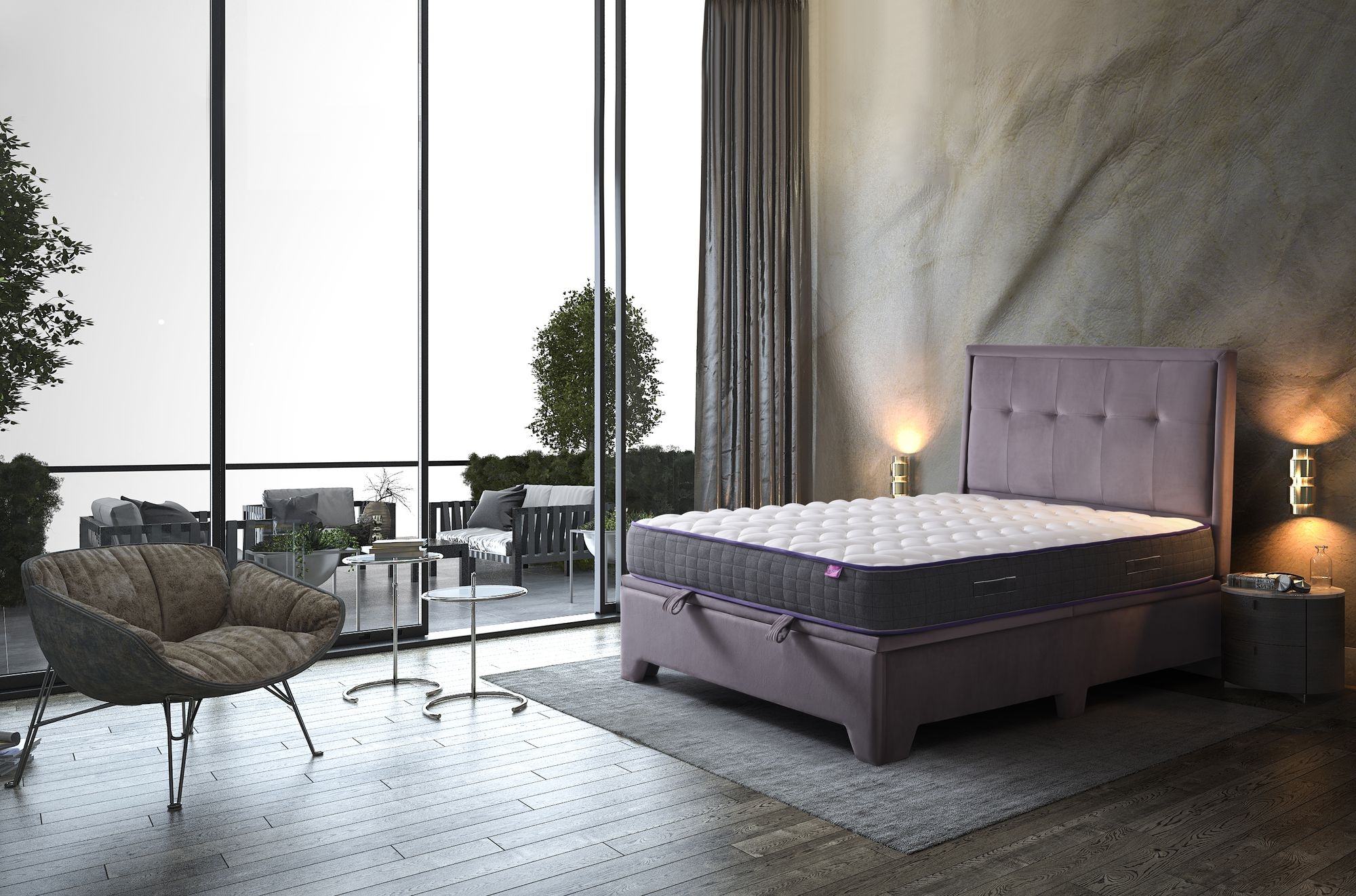 10" Queen Size Medium Firm Hybrid Luxury Gel Memory Foam Pocket Spring Mattress in a Box