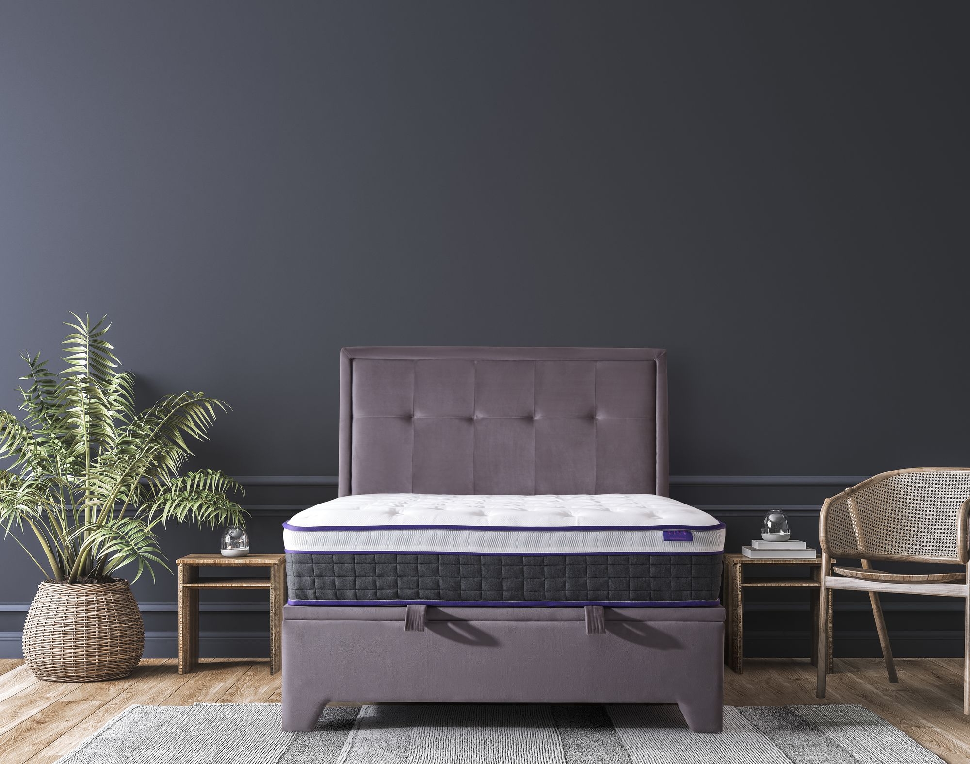 12" Twin Size Medium Firm Hybrid Luxury Gel Memory Foam Pocket Spring Mattress in a Box