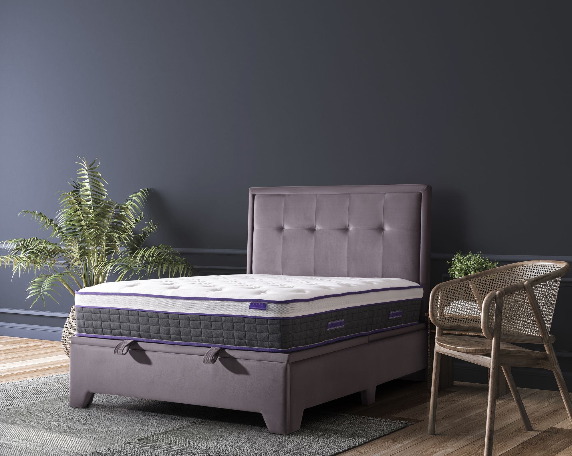 12" Full Size Medium Firm Hybrid Luxury Gel Memory Foam Pocket Spring Mattress in a Box