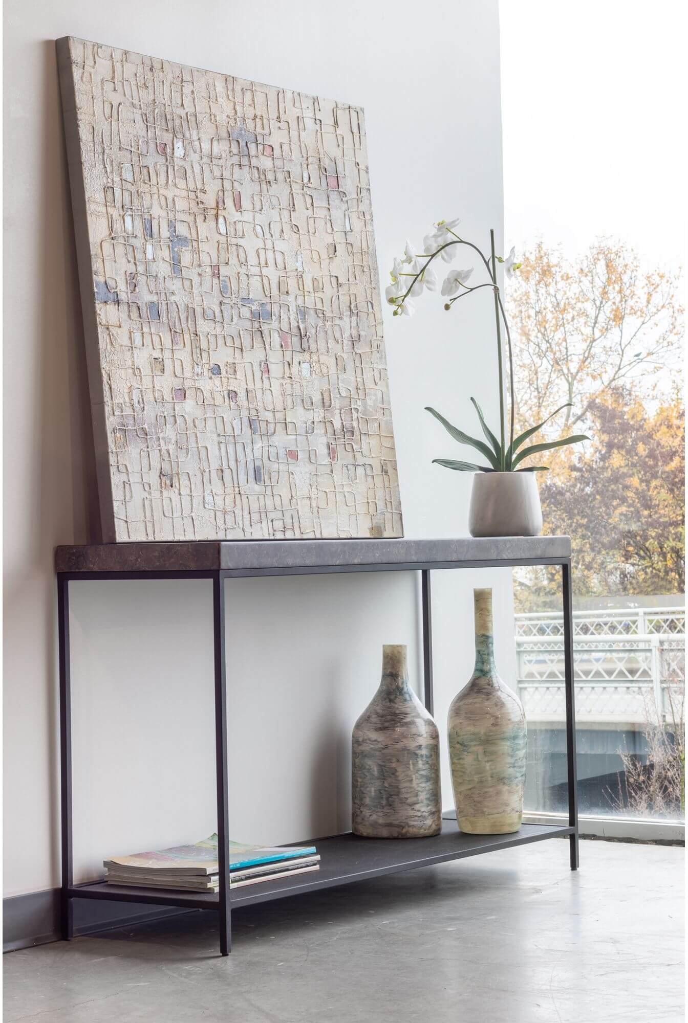 Makrana Marble Console Table