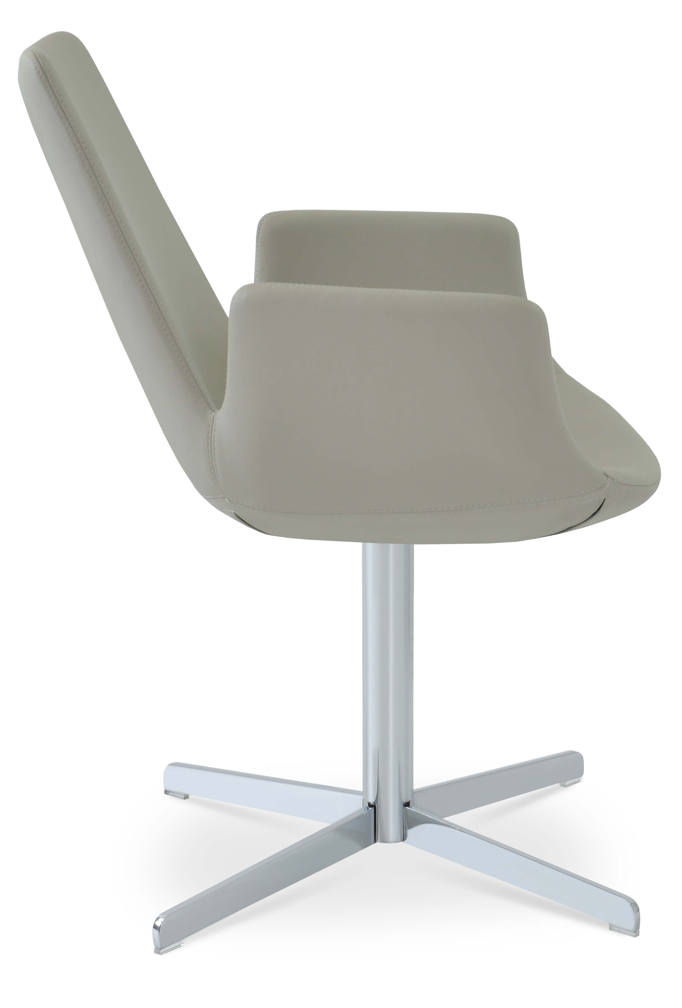 Eiffel 4 Star Swivel Dining Arm Chair