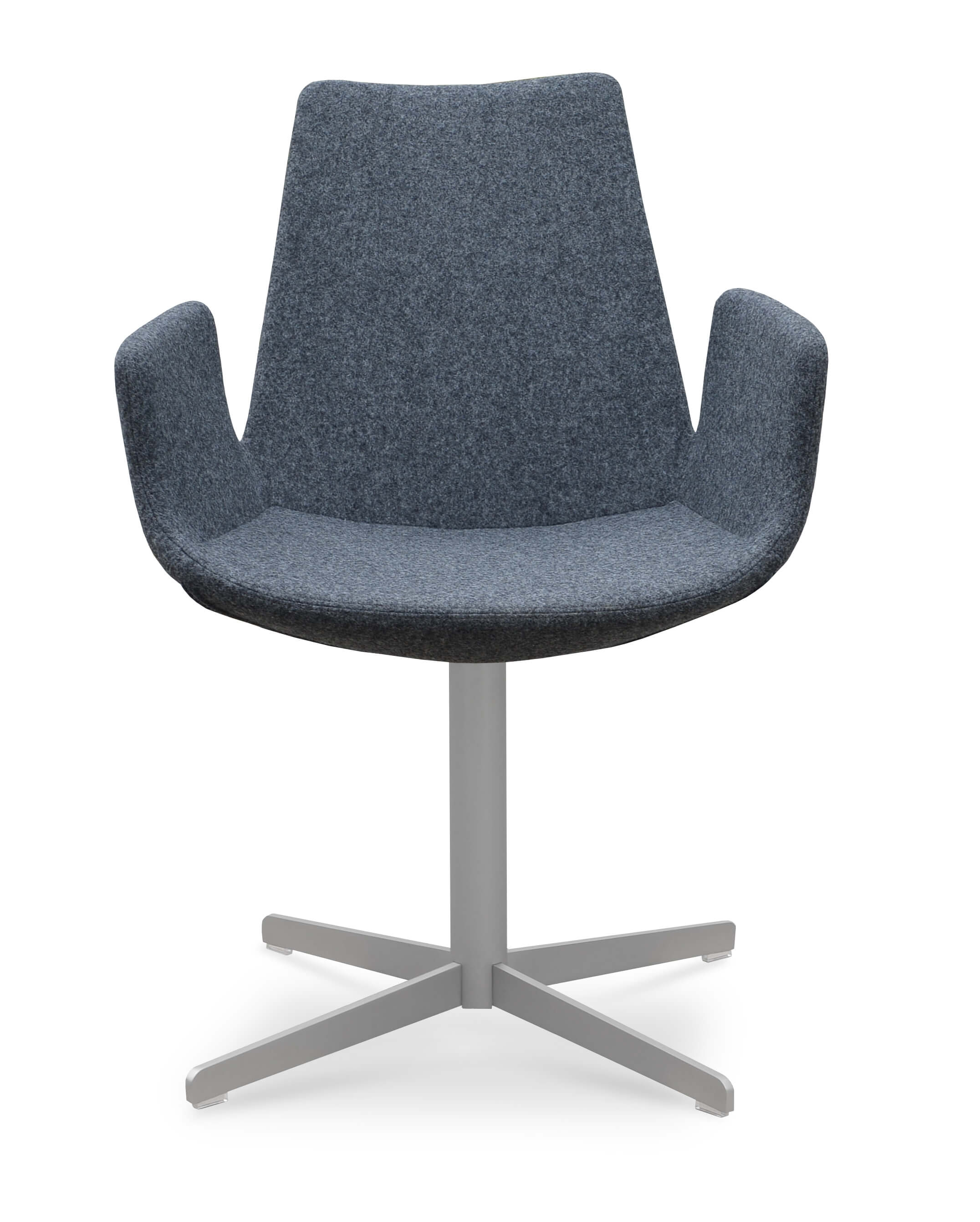 Eiffel 4 Star Swivel Dining Arm Chair