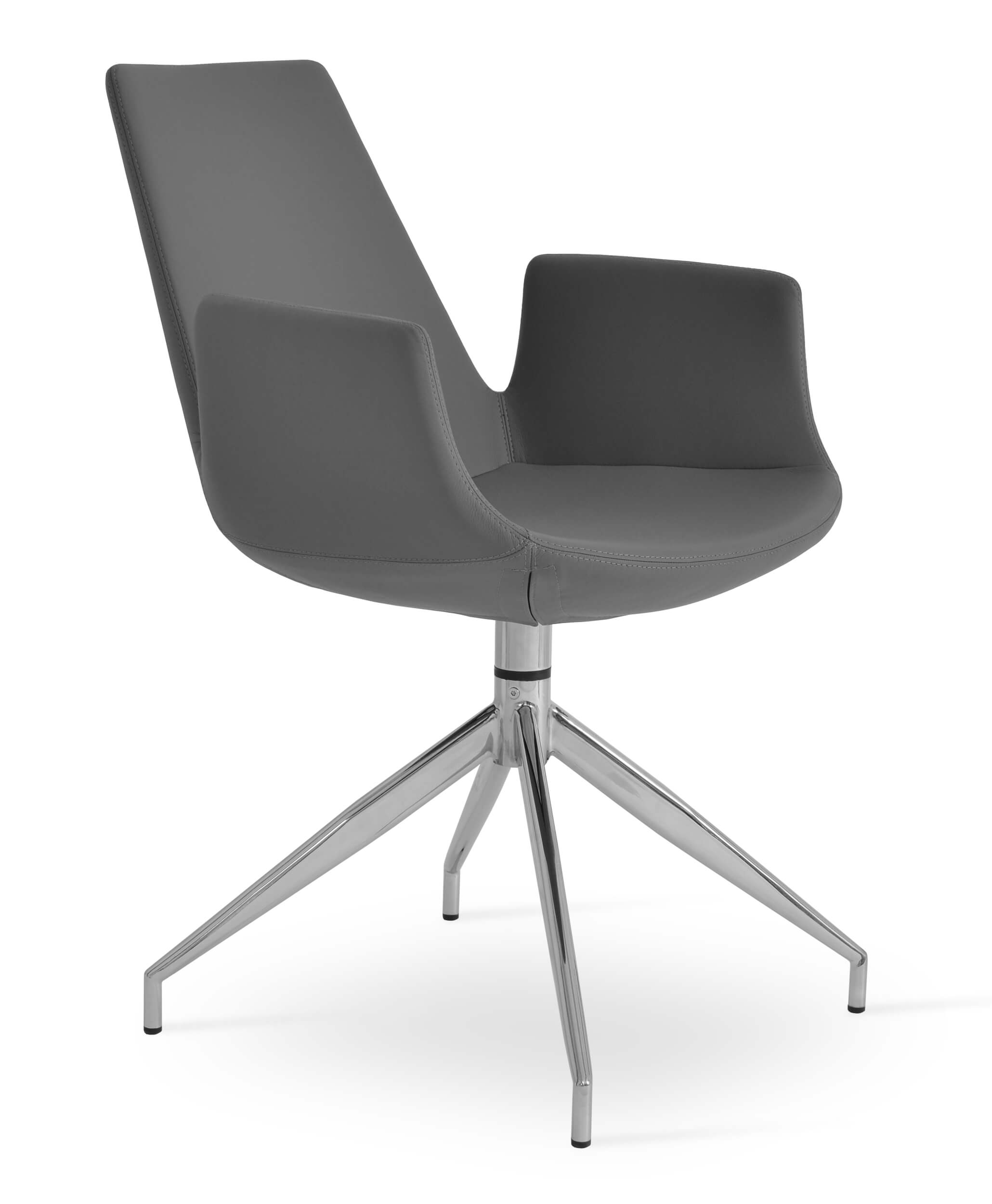 Eiffel Spider Swivel Dining Arm Chair