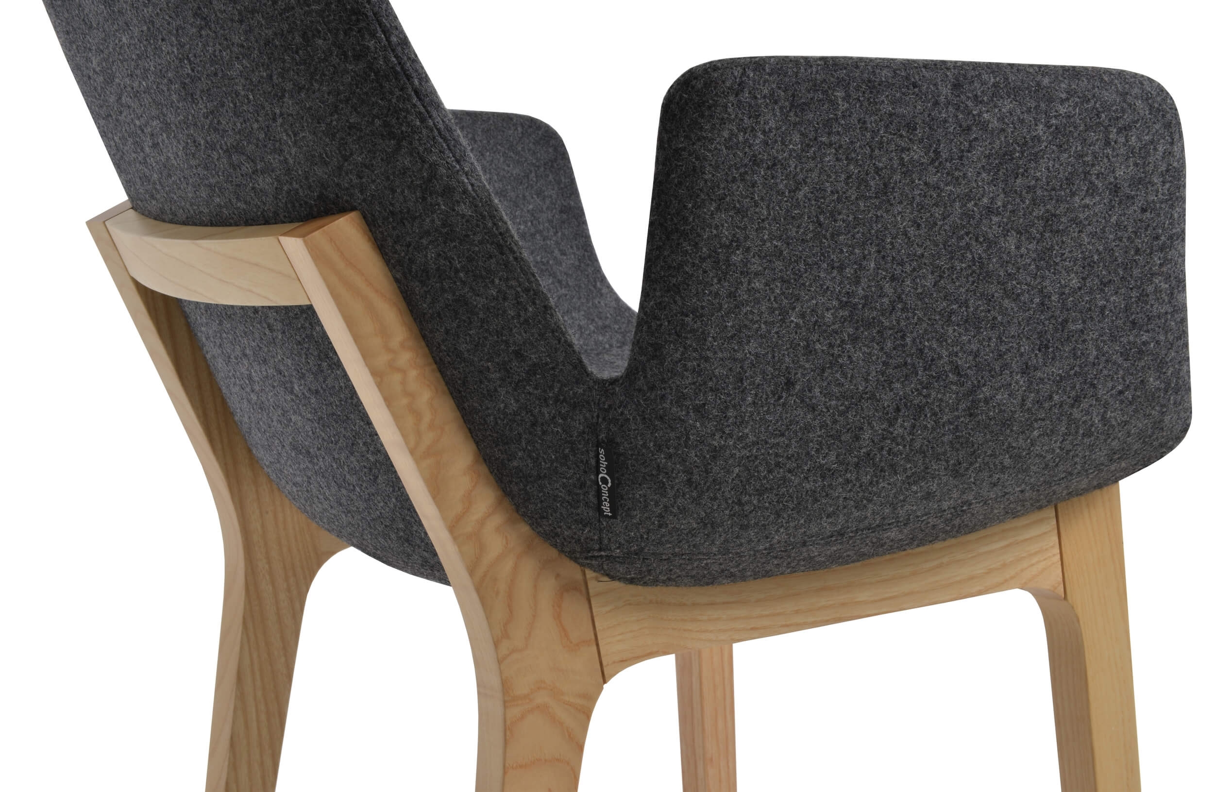 Eiffel Wood Dining Arm Chair