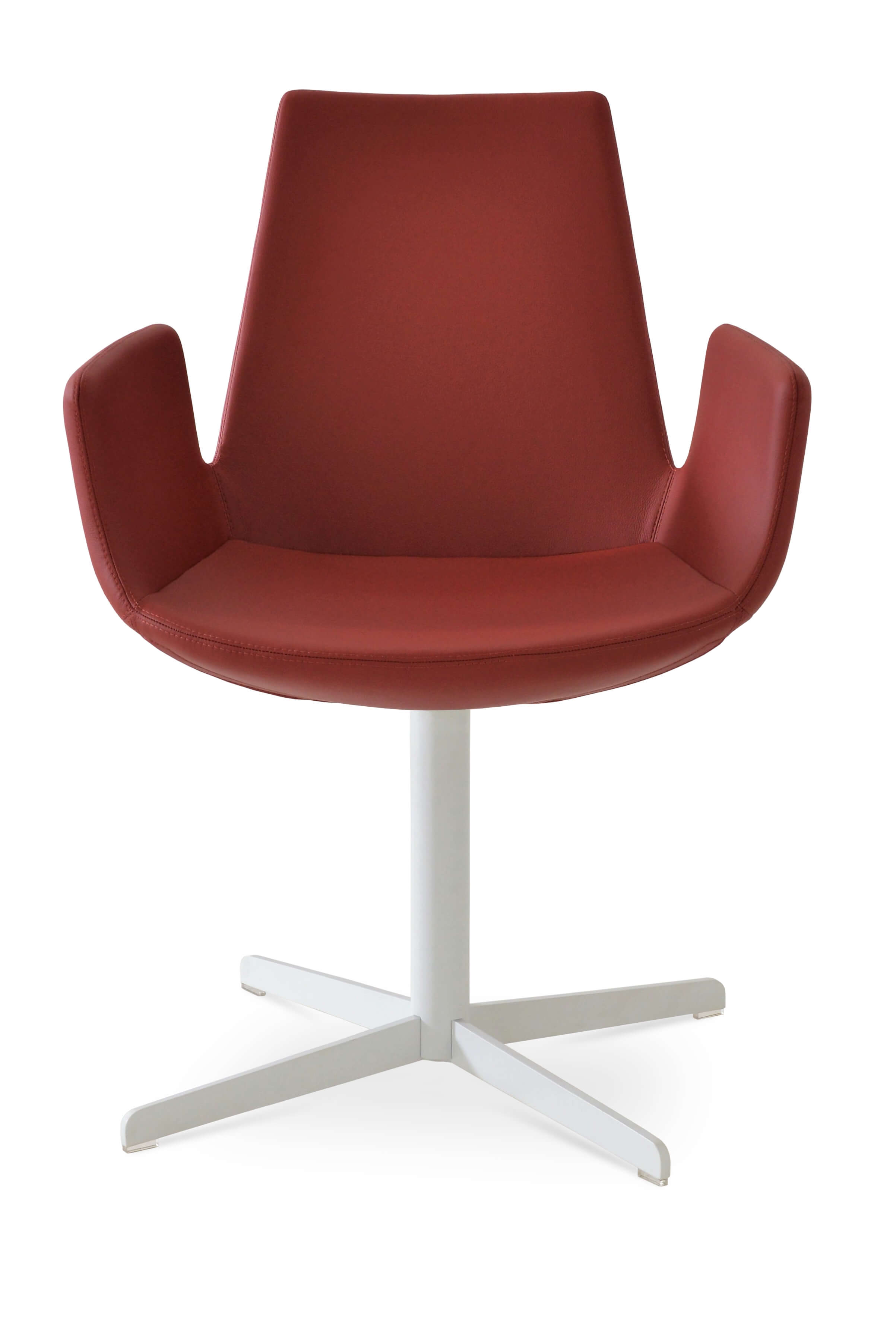 Eiffel 4 Star Swivel Dining Arm Chair