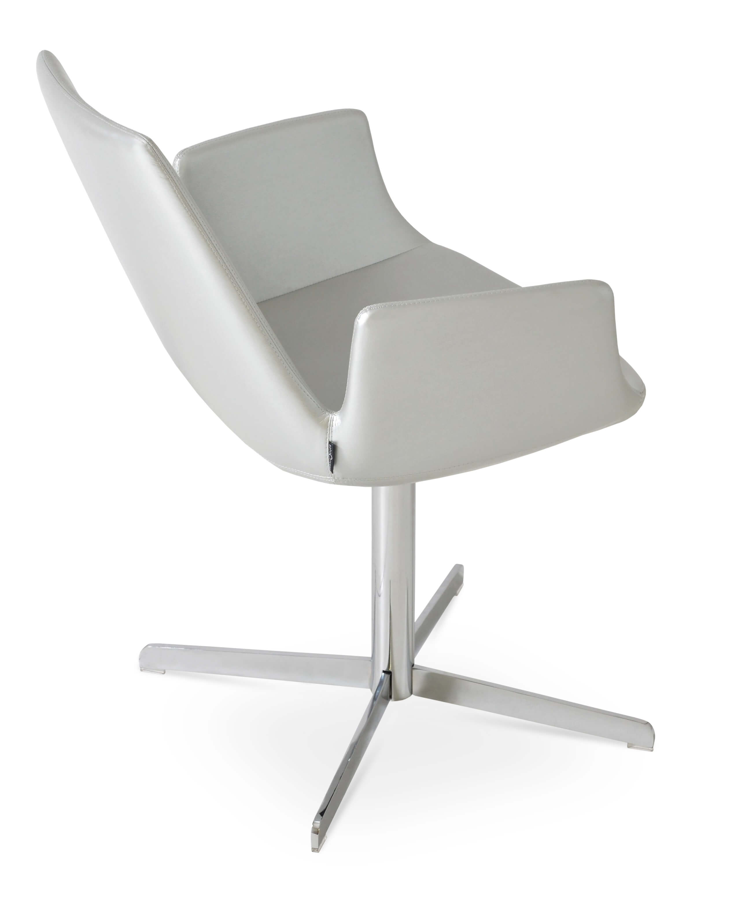 Eiffel 4 Star Swivel Dining Arm Chair