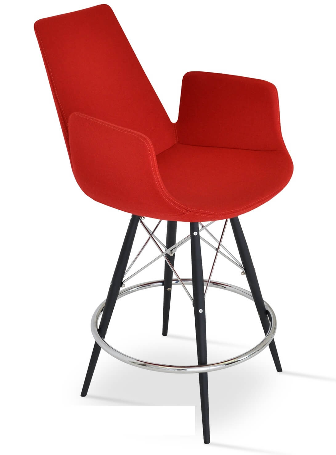 Eiffel MW Arm Counter Stool