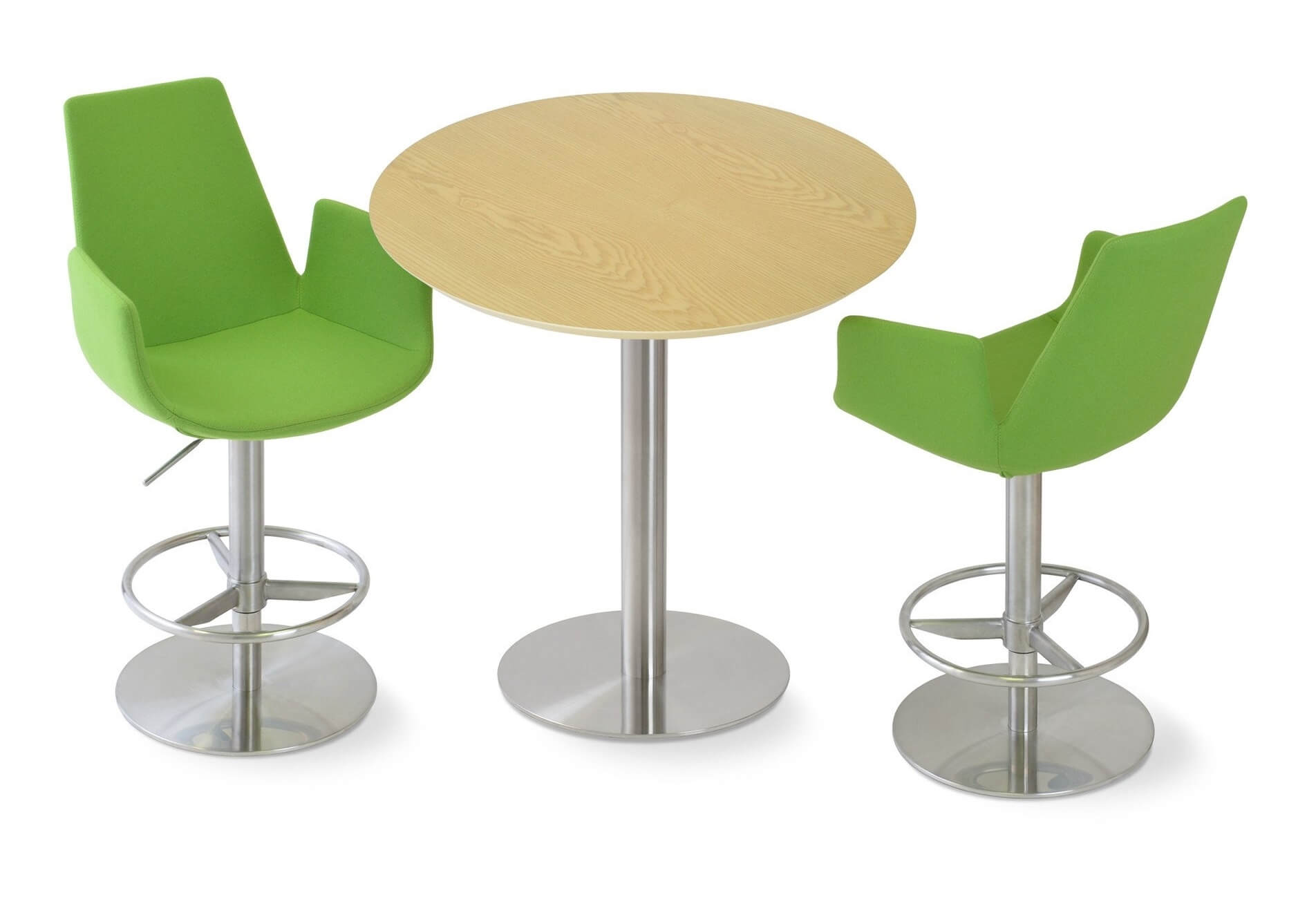 Eiffel Piston Steel Arm Stool