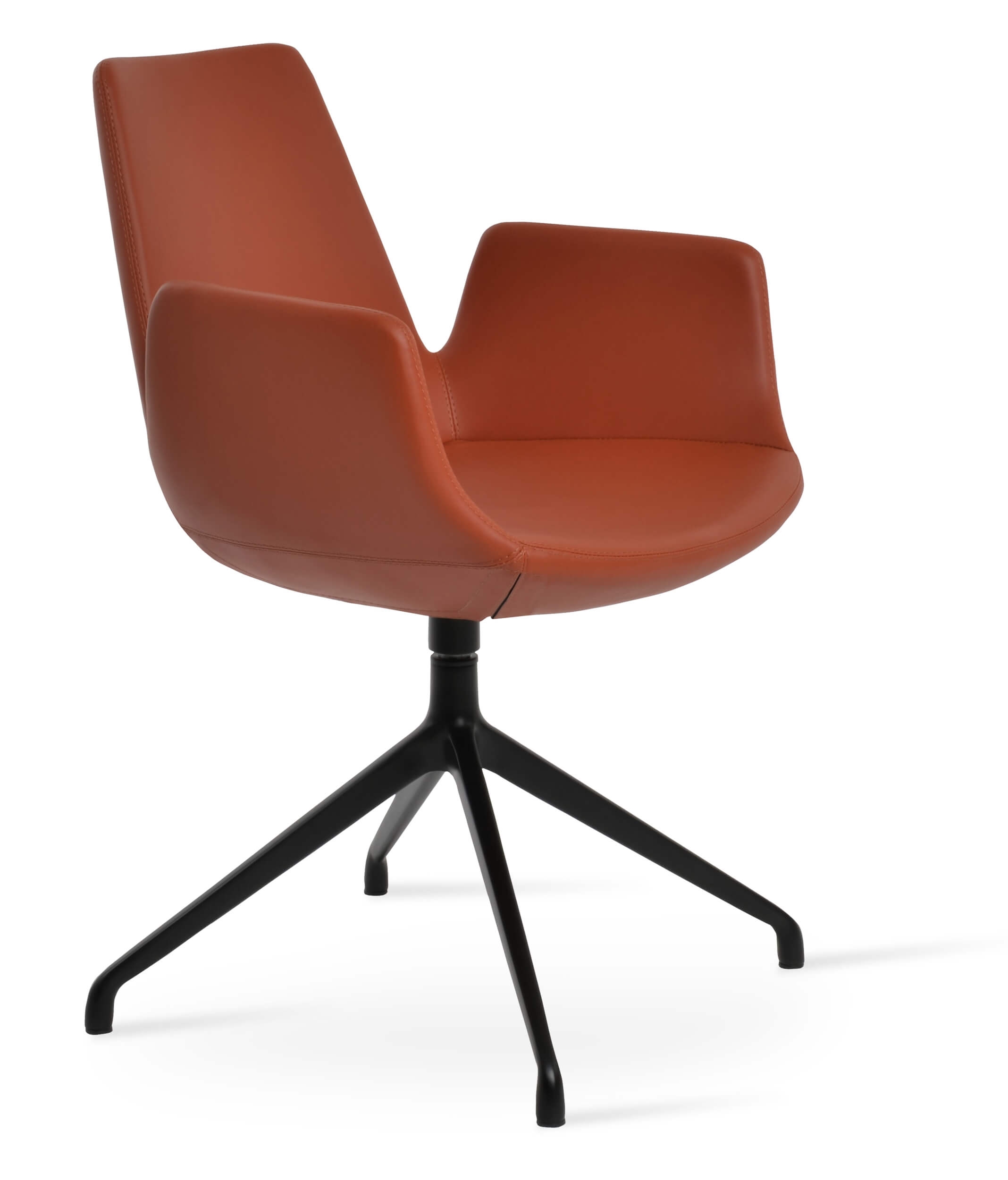 Eiffel Spider Swivel Dining Arm Chair