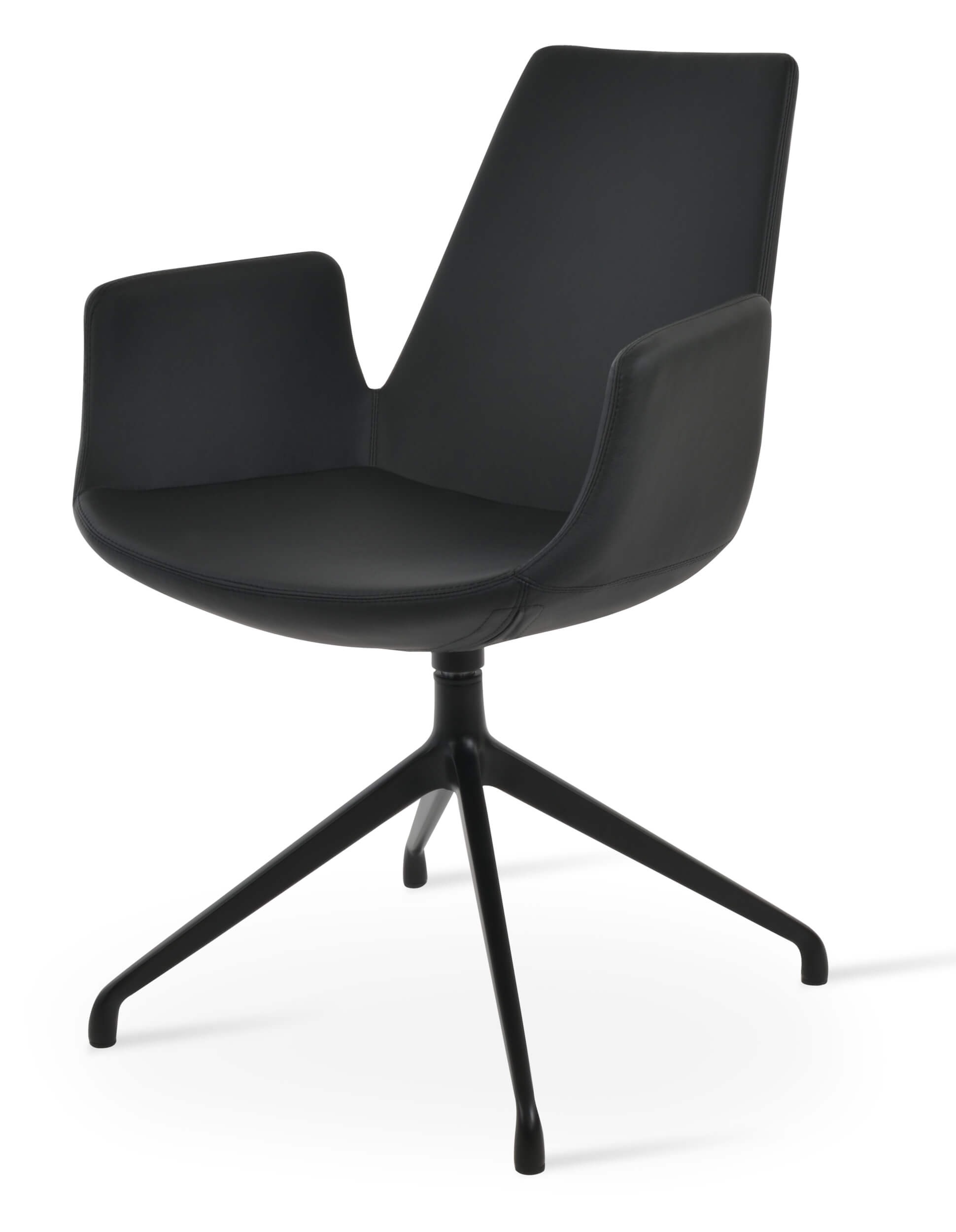 Eiffel Spider Swivel Dining Arm Chair