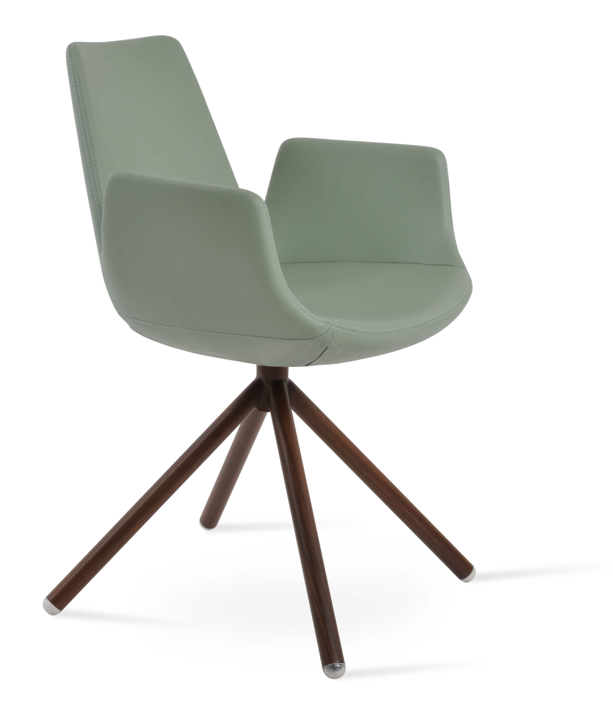 Eiffel Stick Swivel Dining Arm Chair