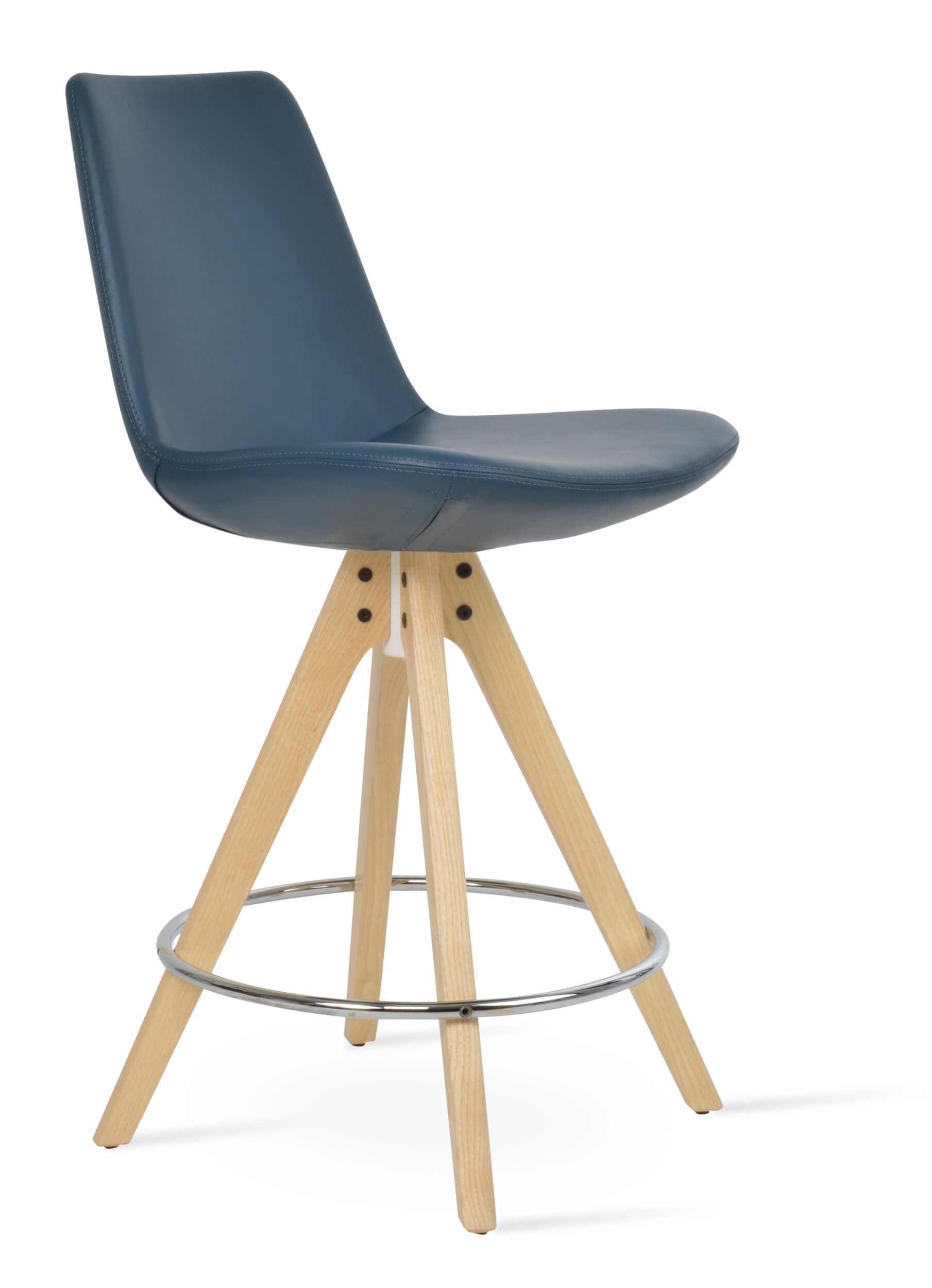 Eiffel Pyramid Swivel Counter Stool