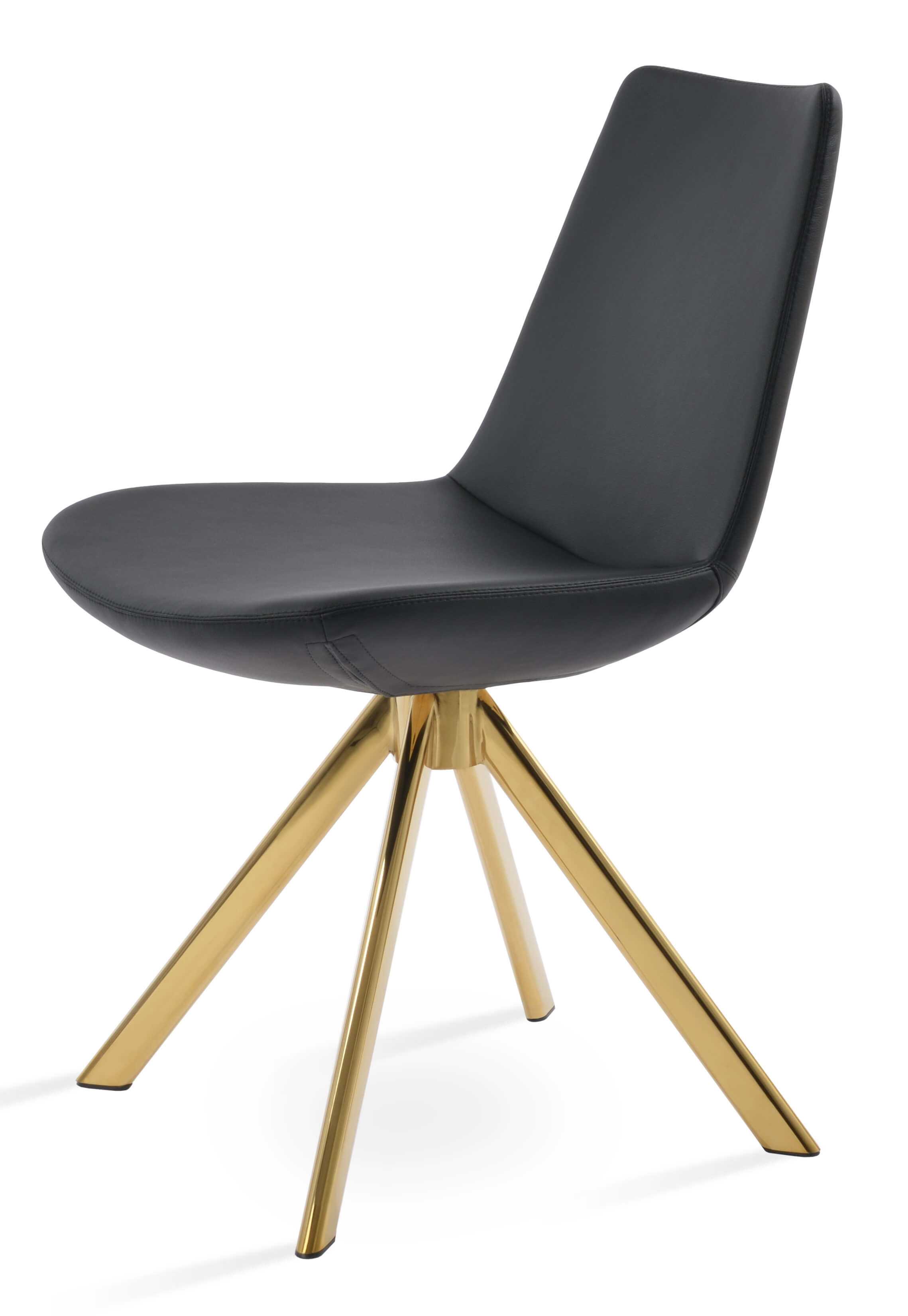 Eiffel Sword Swivel Dining Chair