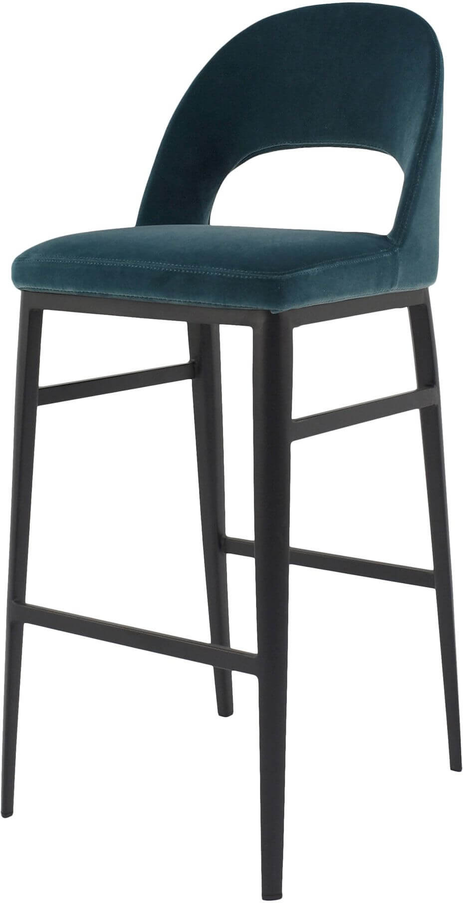 Roger Velvet Bar Stool