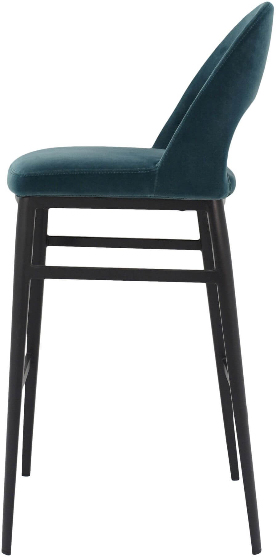 Roger Velvet Bar Stool