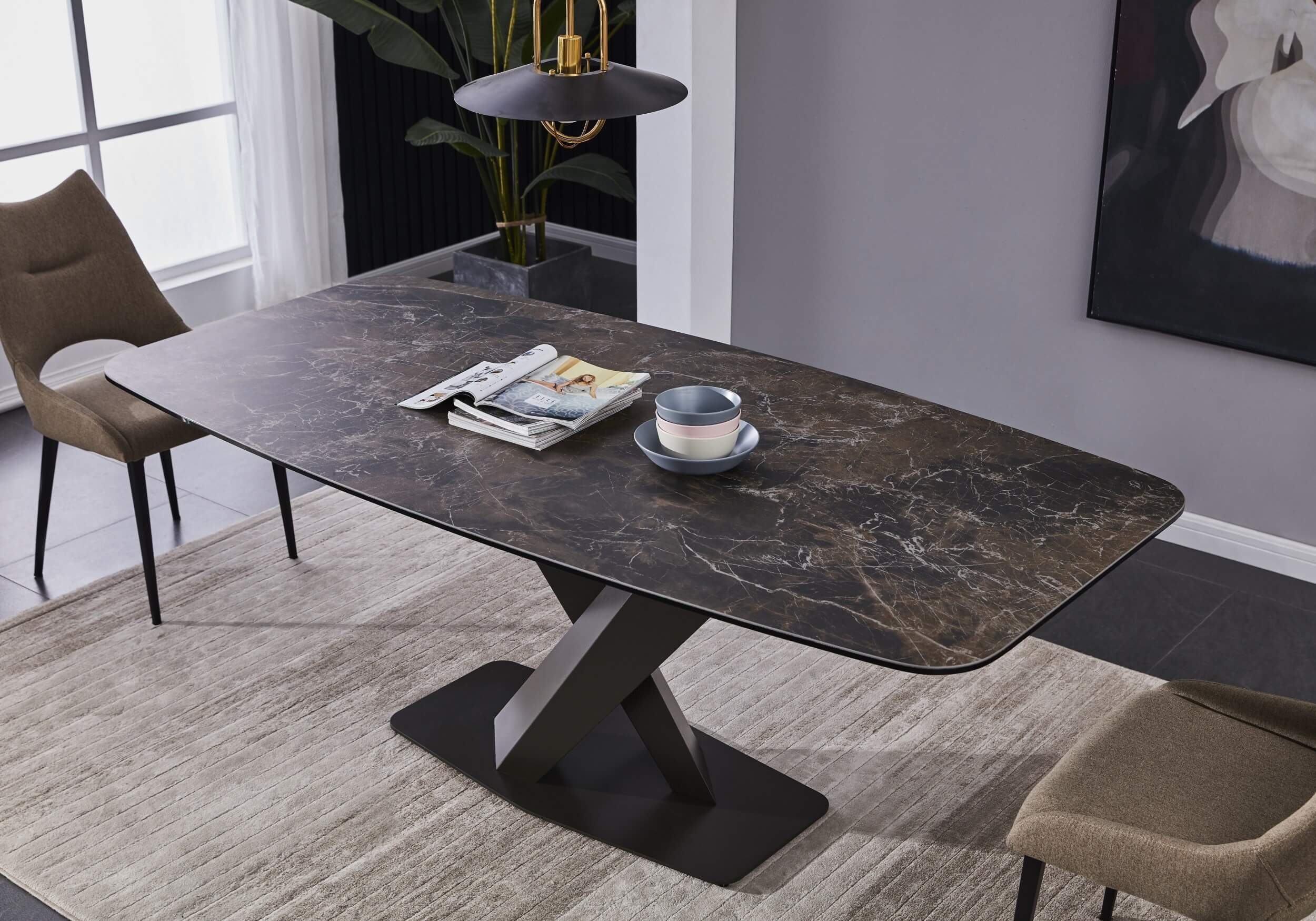 Elegance Ceramic Fixed Table