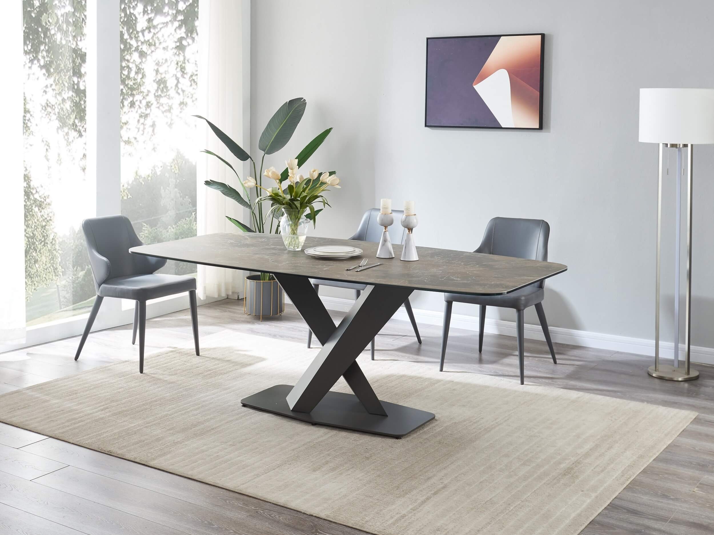 Elegance Ceramic Fixed Table