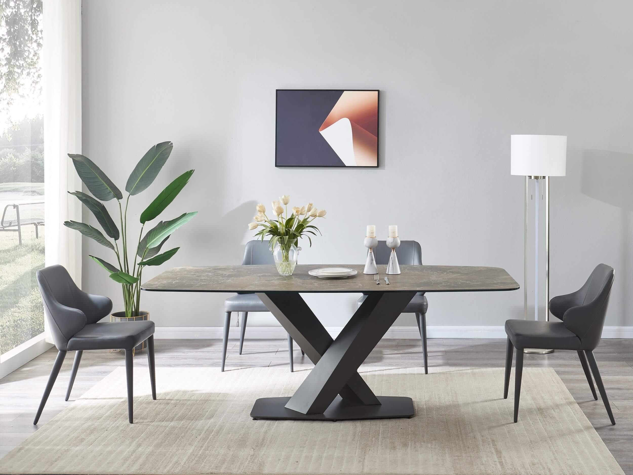 Elegance Ceramic Fixed Table
