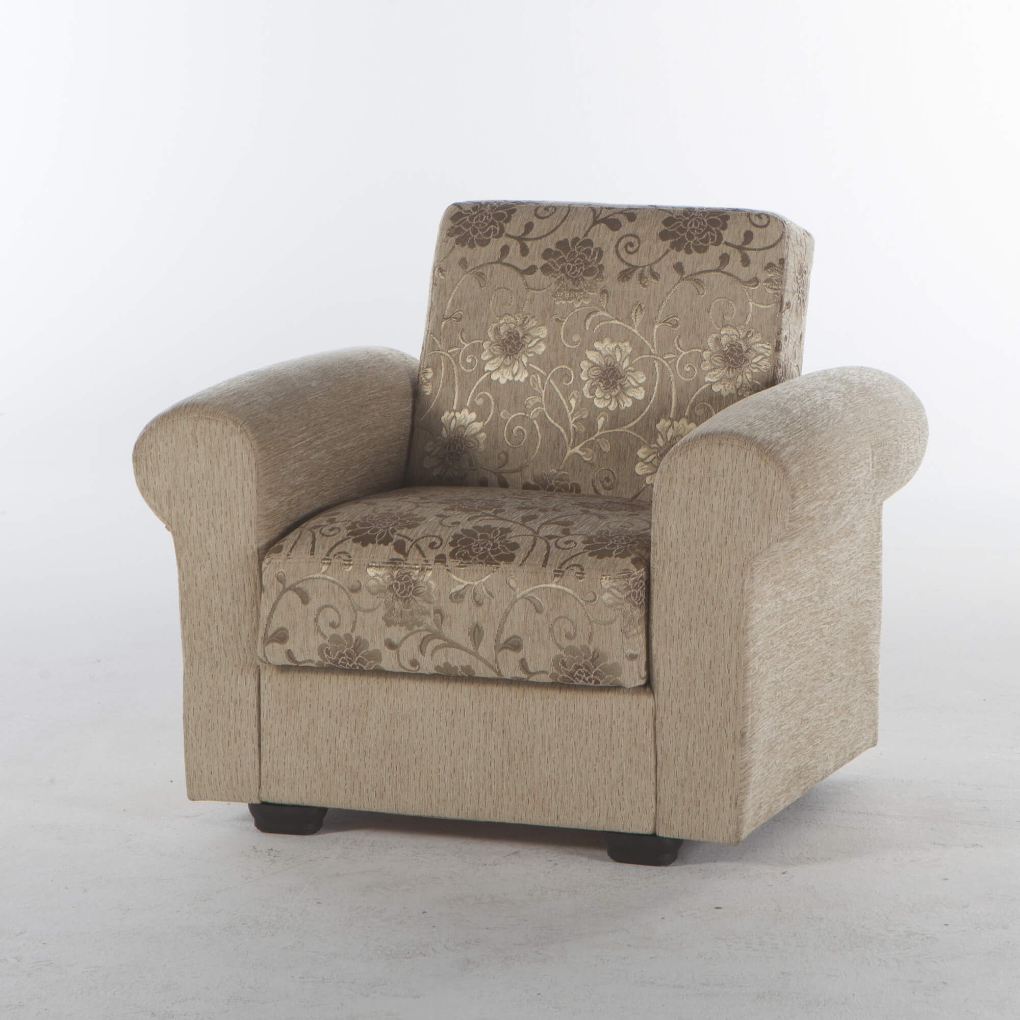 Elita Fabric Storage Sleeper Living Room Set