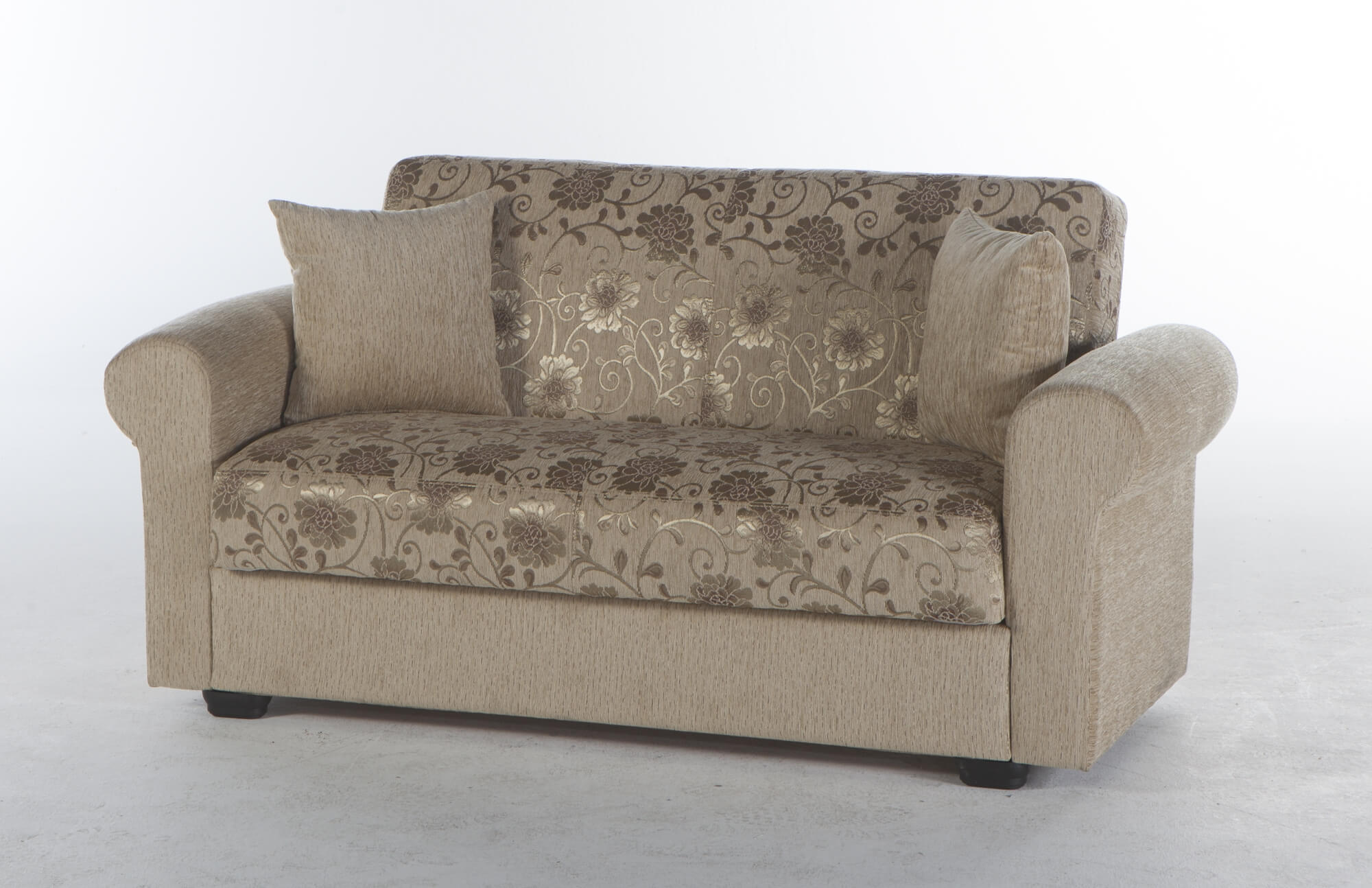 Elita Fabric Storage Sleeper Living Room Set