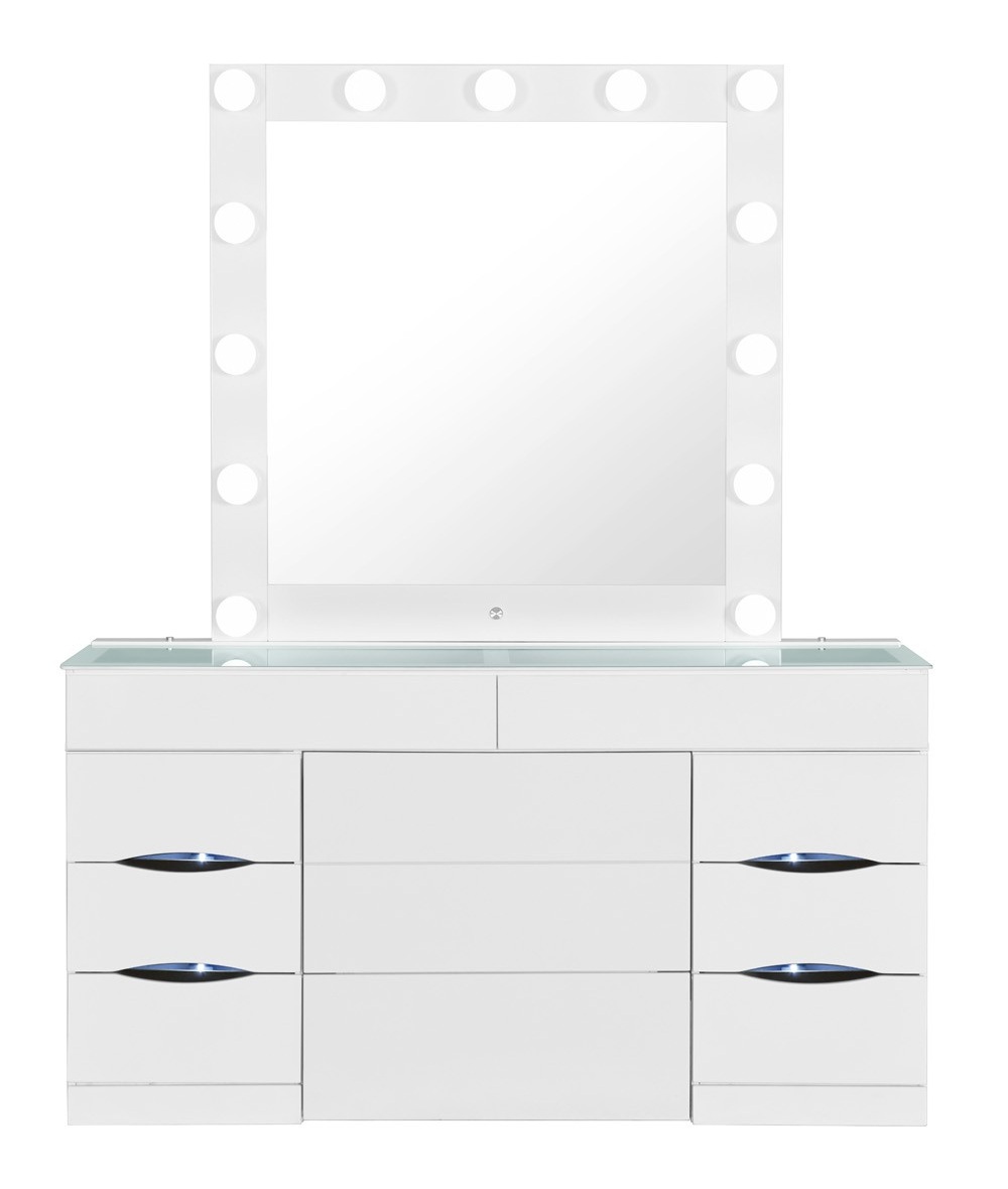 Ella Vanity Set with Storage Stool