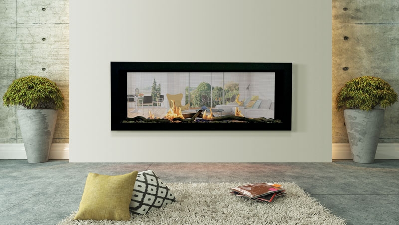 EMERSON 48" Gas Slim See-thru Linear Fireplace