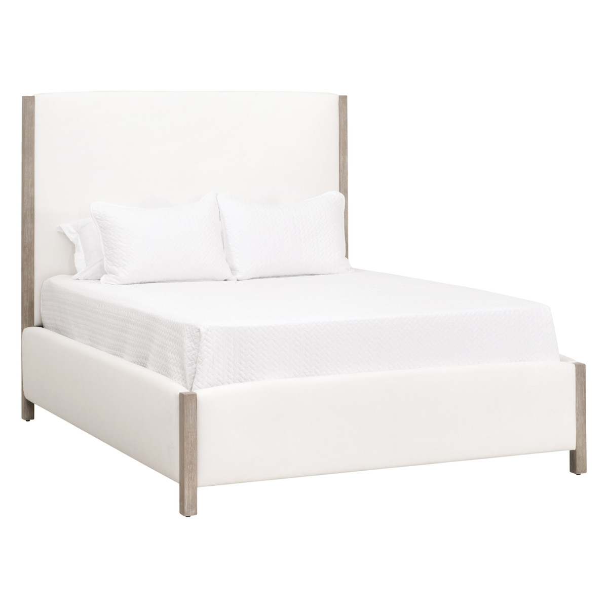 Emmett Fabric/Wood Panel Bed