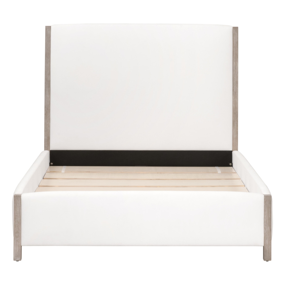 Emmett Fabric/Wood Panel Bed, King Size