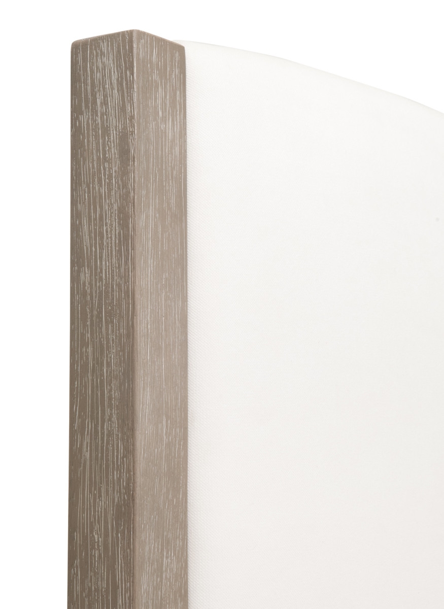 Emmett Fabric/Wood Panel Bed, Queen Size