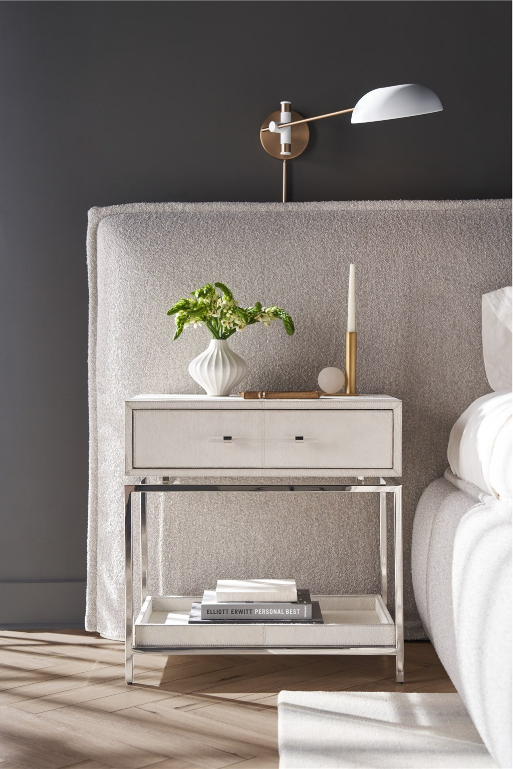 Lux Fabric Platform Bedroom Set