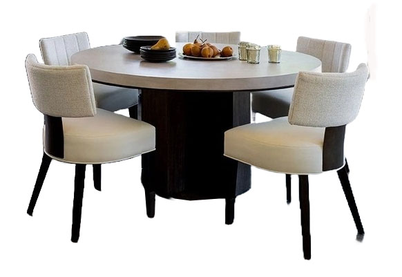 Topanga Wood Round Dining Room Set