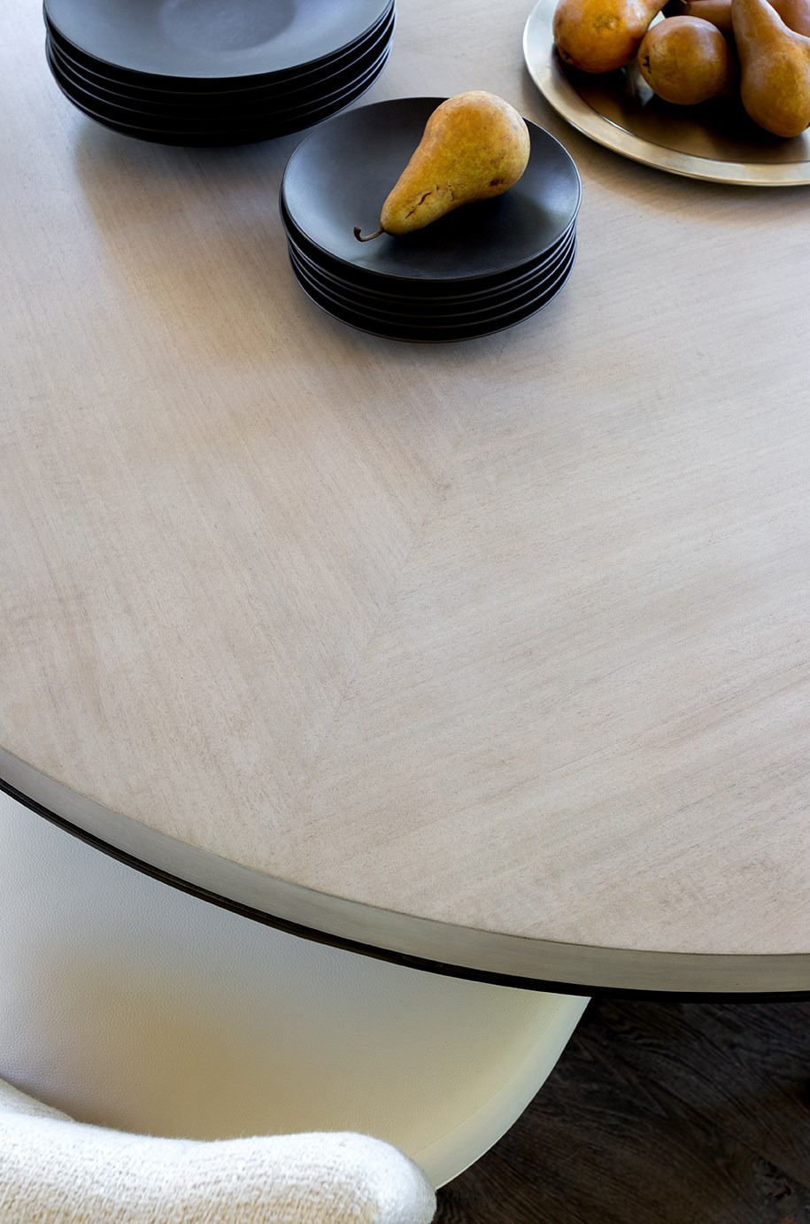 Topanga Wood Round Dining Table
