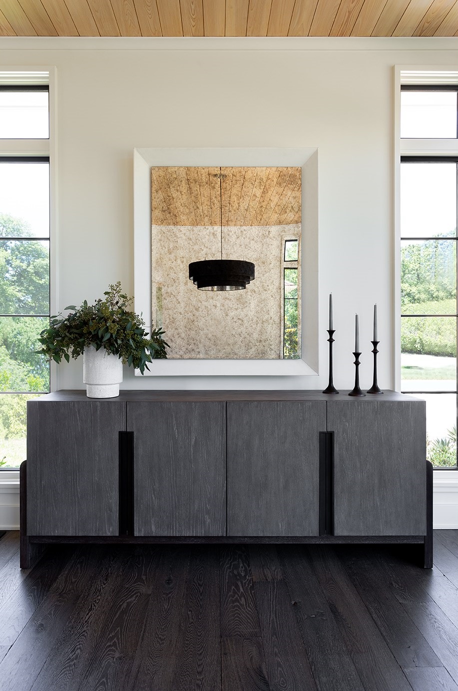 Pescadero Wood Credenza w/4 Doors