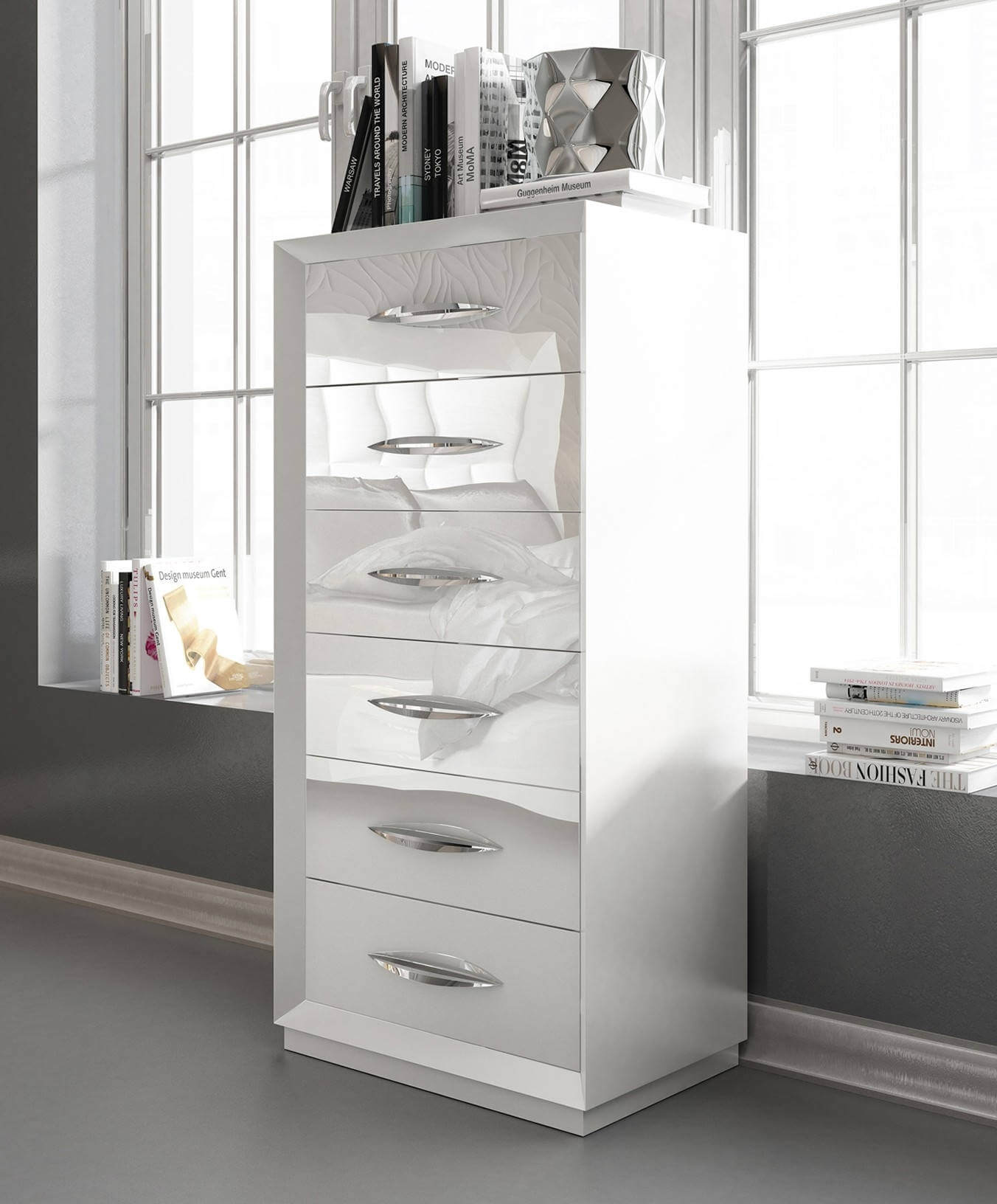 Carmen Eco-Leather Platform Bedroom Set