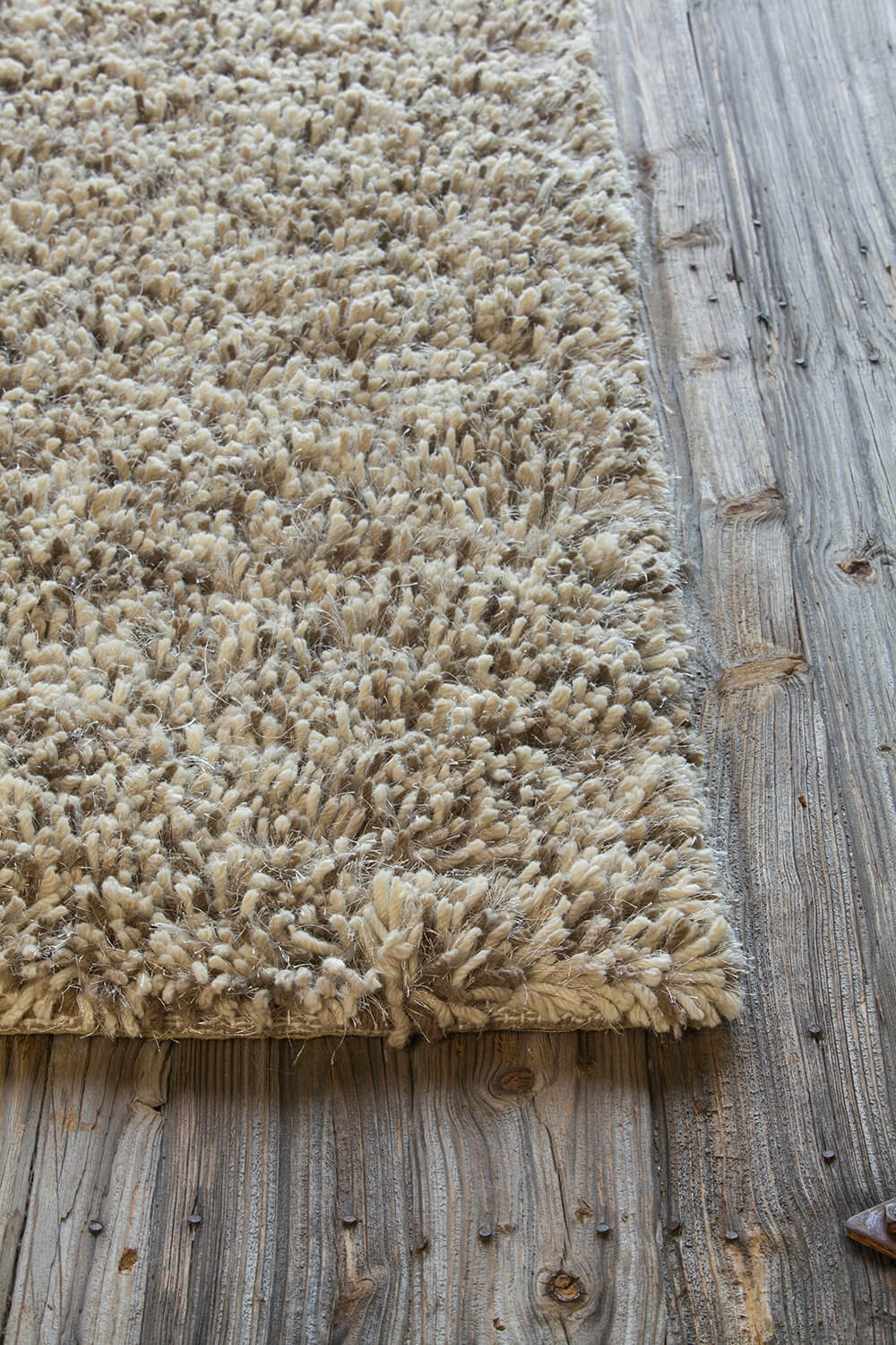 Estilo Wool/Polyester Rectangular Hand-woven Rug, 5' x 7'6"